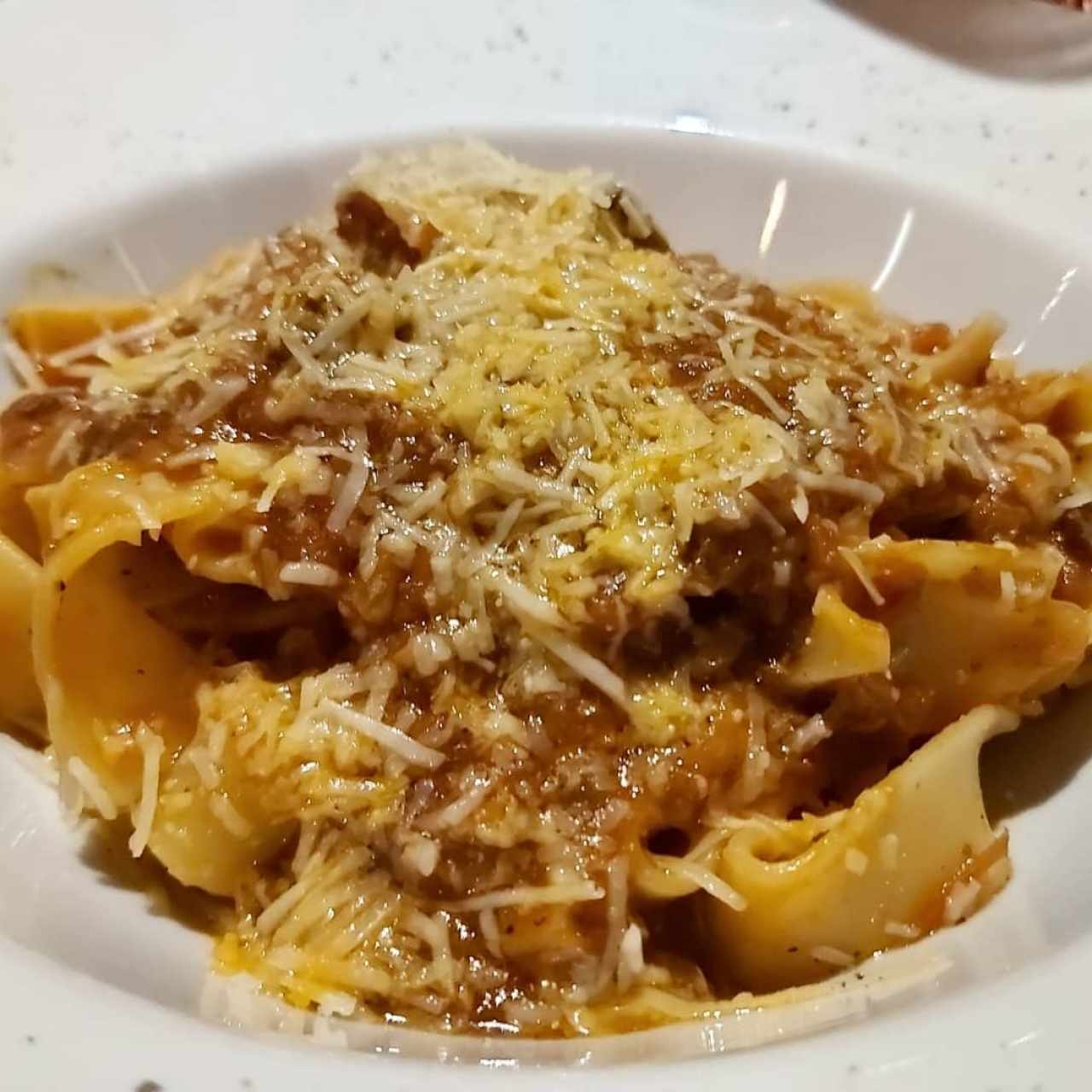 Fetuccini a la amatriciana