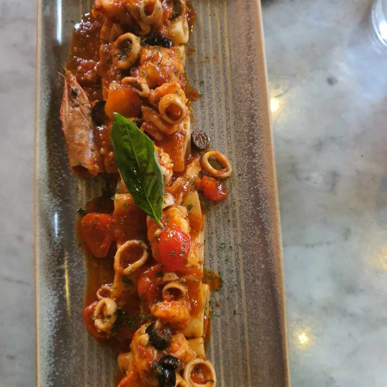 pastas mariscos