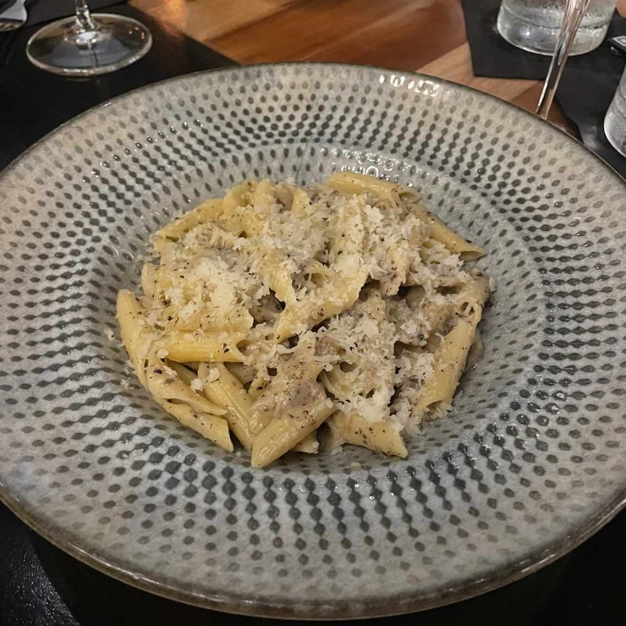 Orecchiette Cacio e Pepe al Tartufo