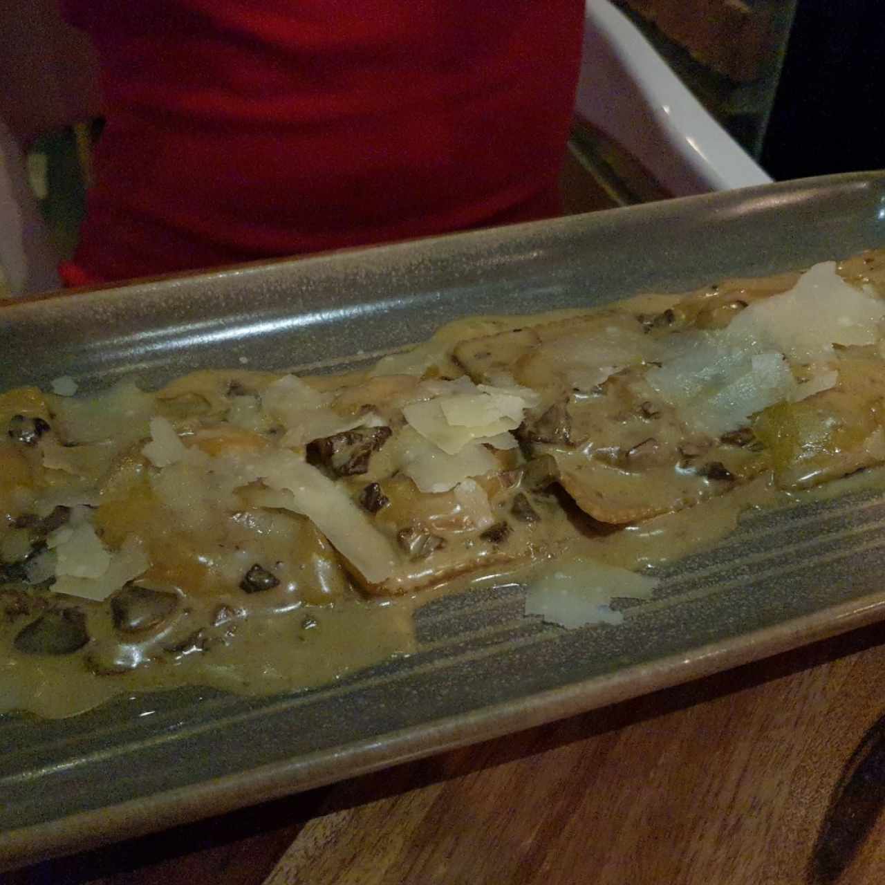 Raviolones porchini