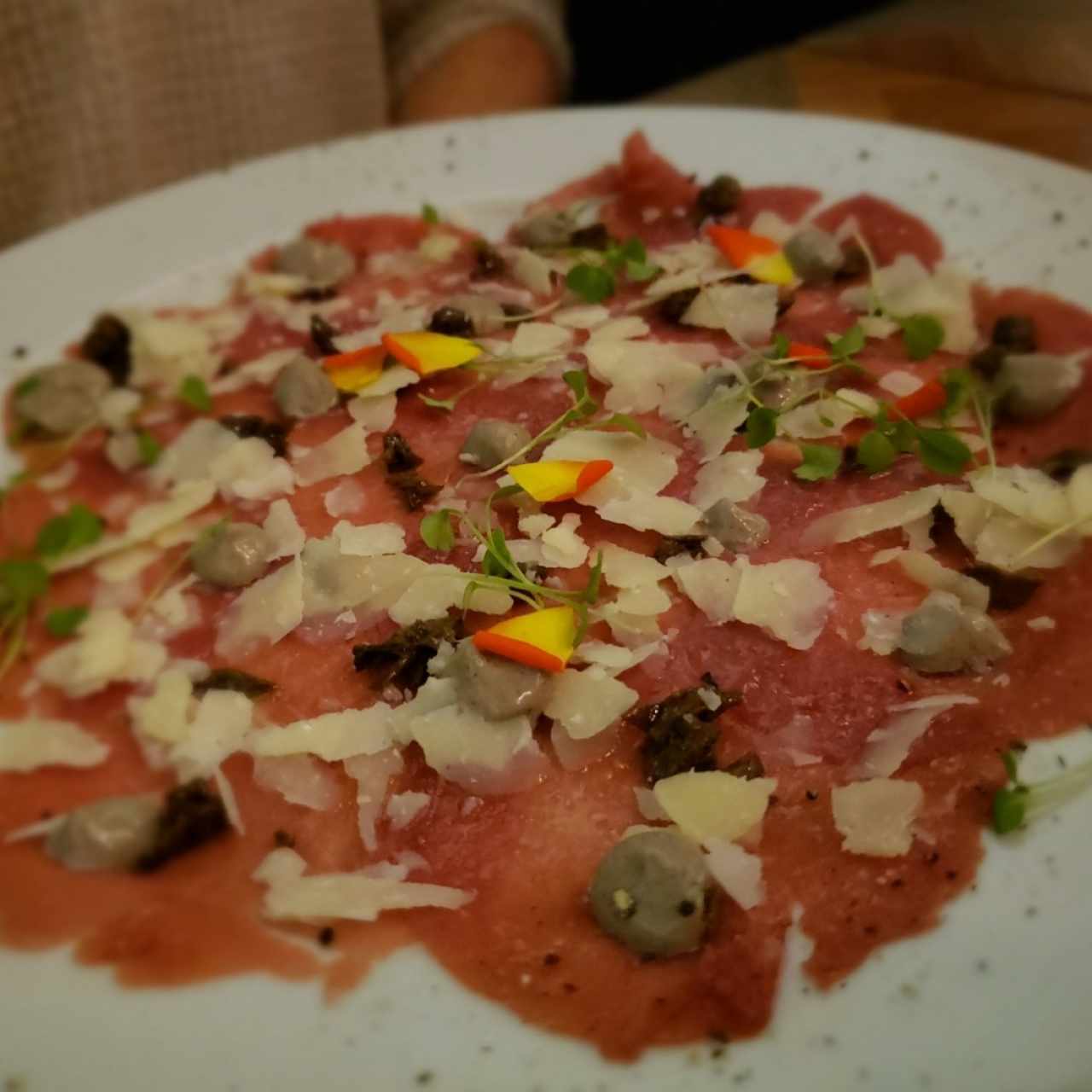 Carpaccio di Manzo Tartufado