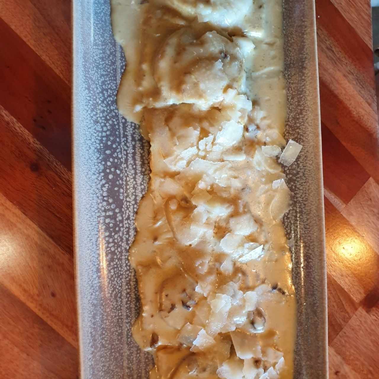 raviolini de hongos