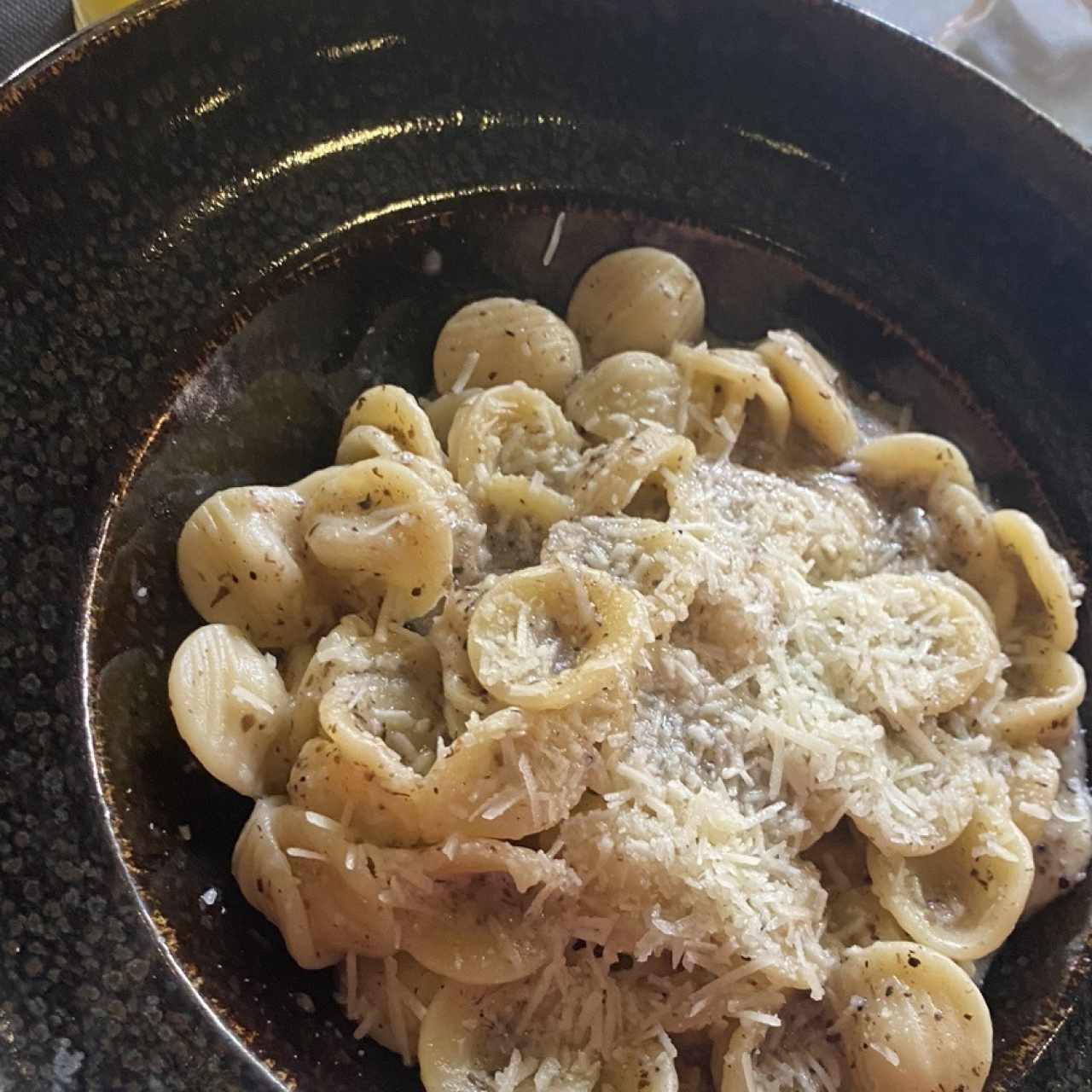 Orecchiette Cacio e Pepe al Tartufo