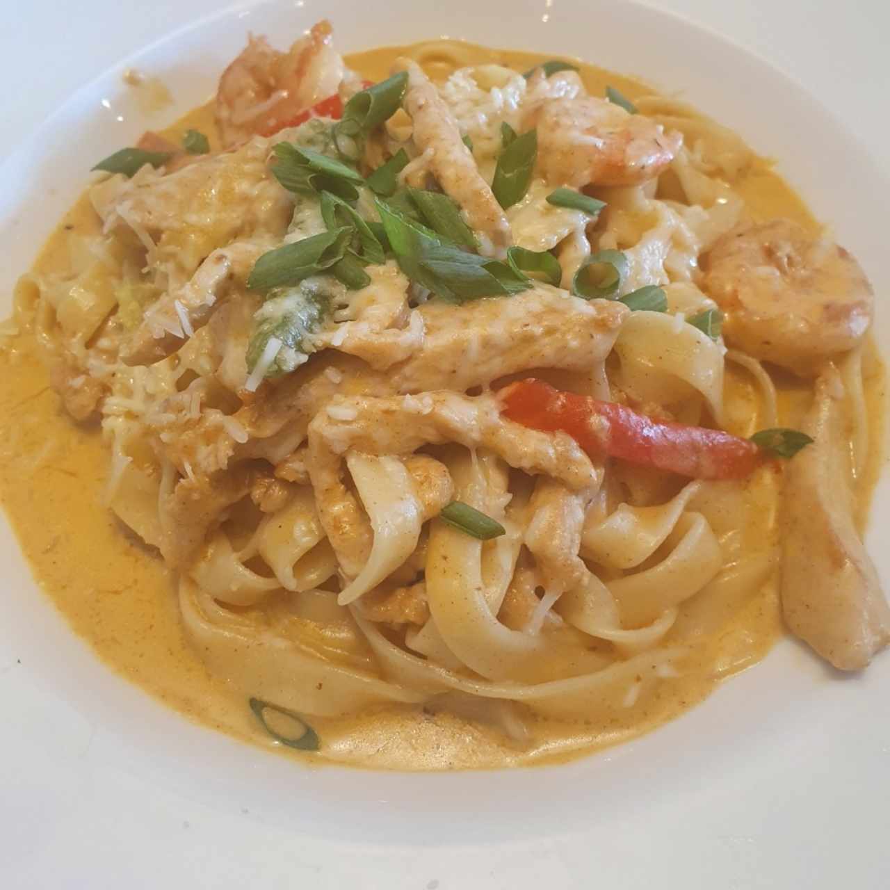 chicken and shrimp cajun pasta