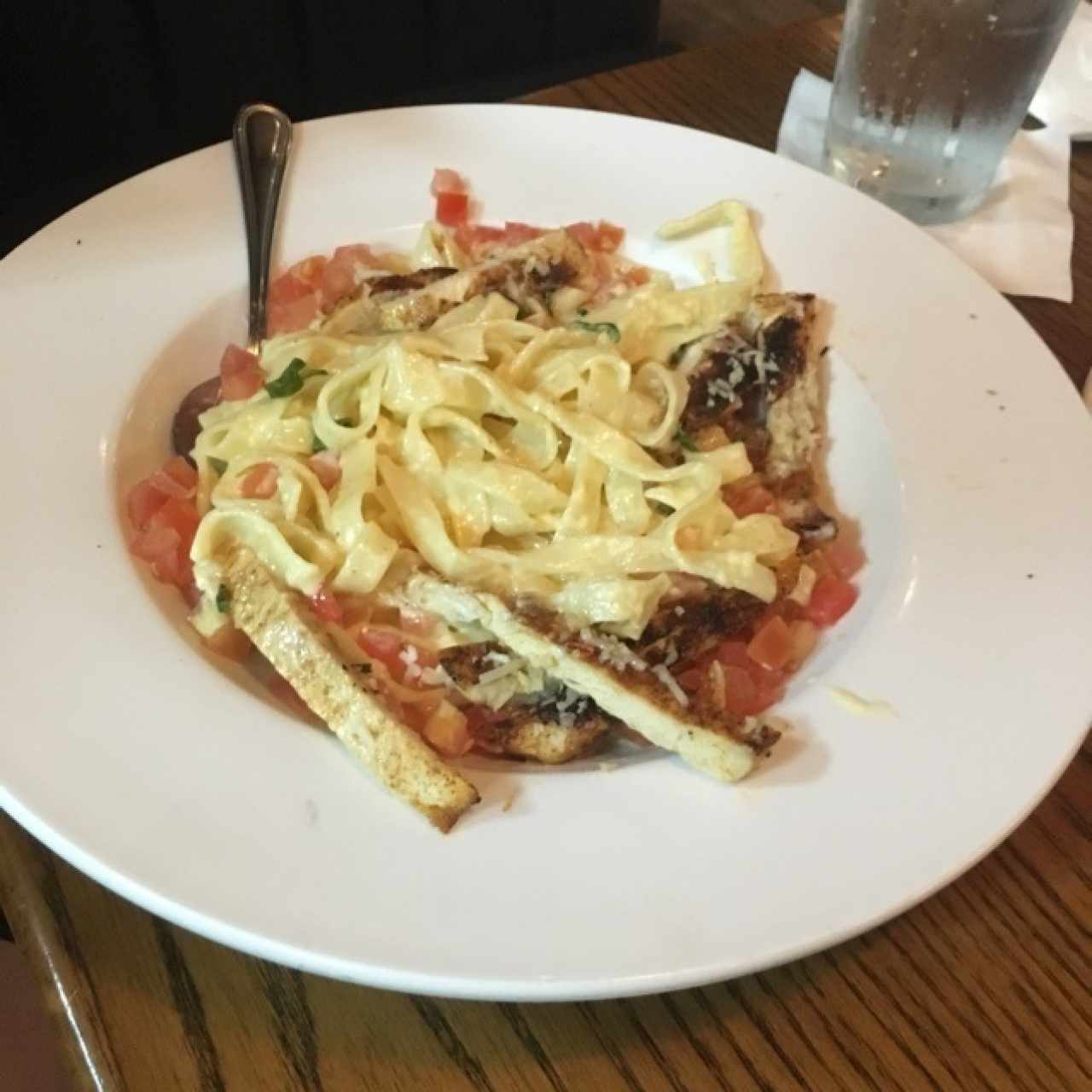 Chicken Blackened Alfredo