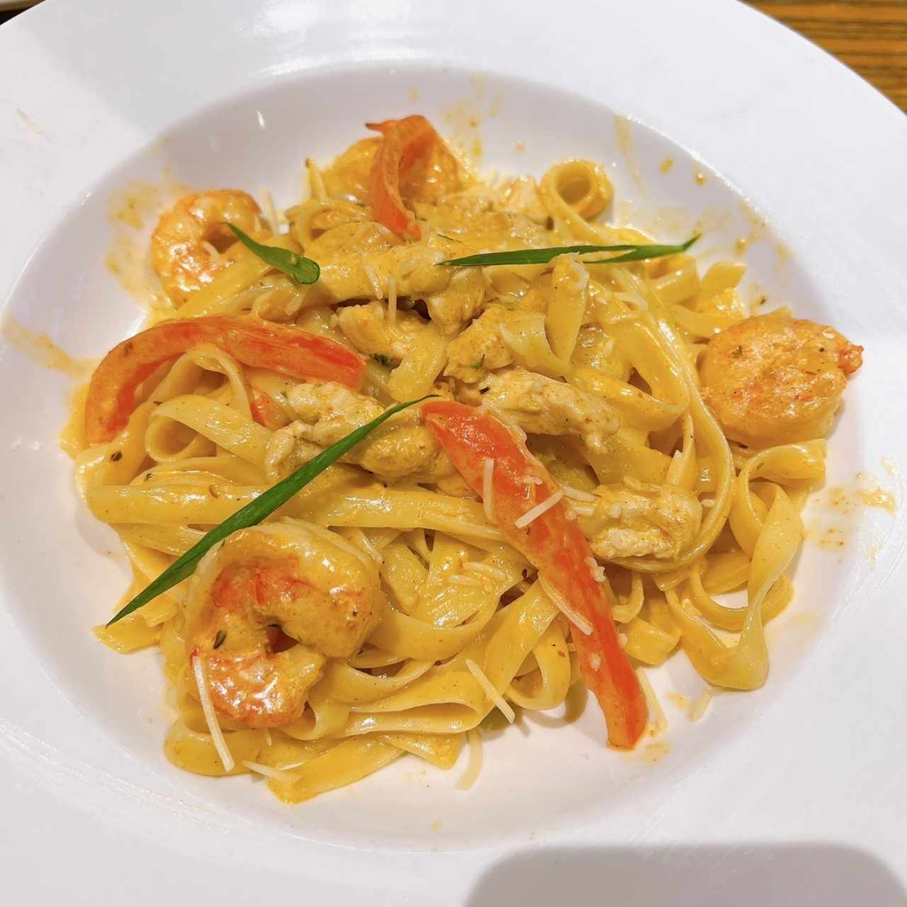 Cajun shrimp pasta 