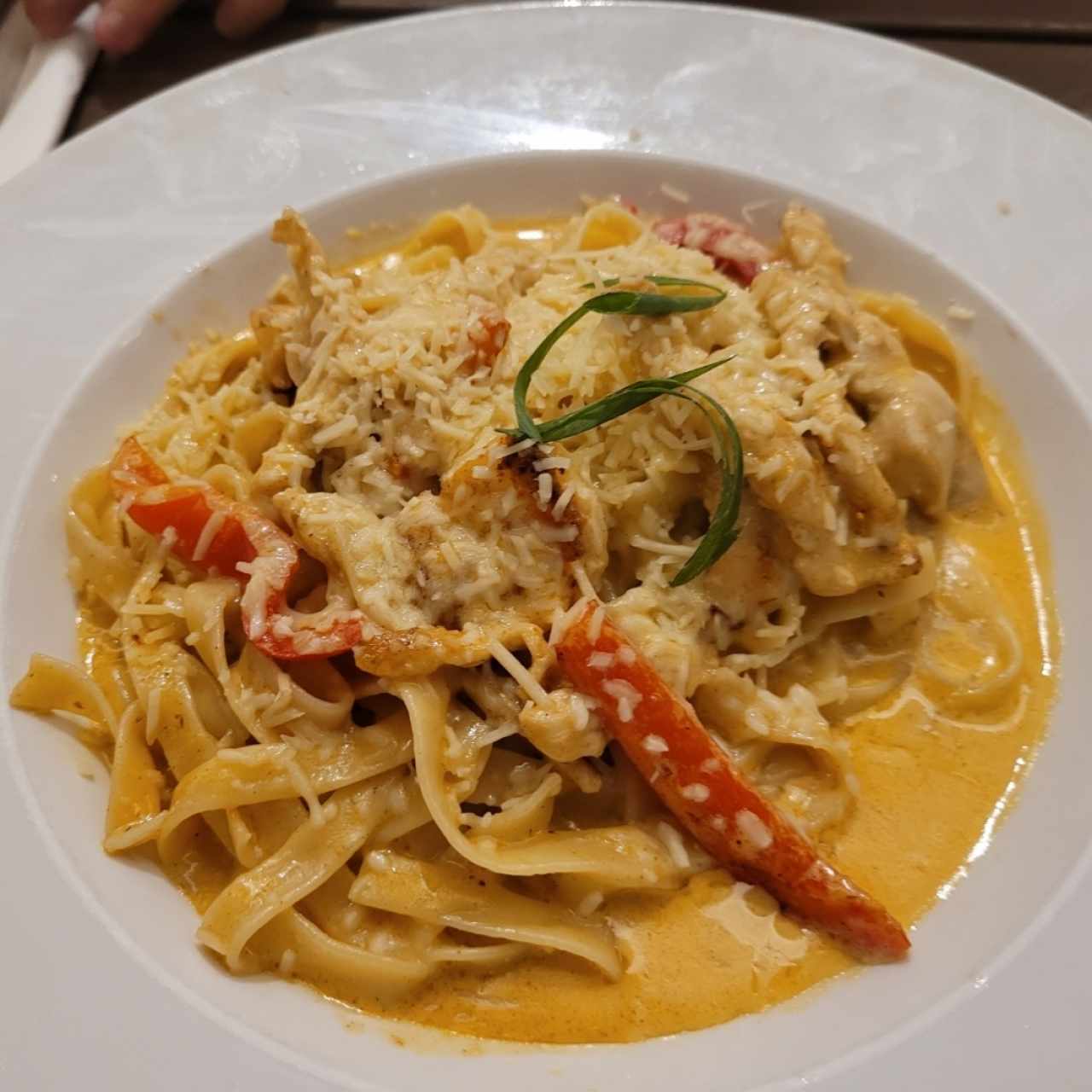 Cajun Shrimp & Chicken Pasta