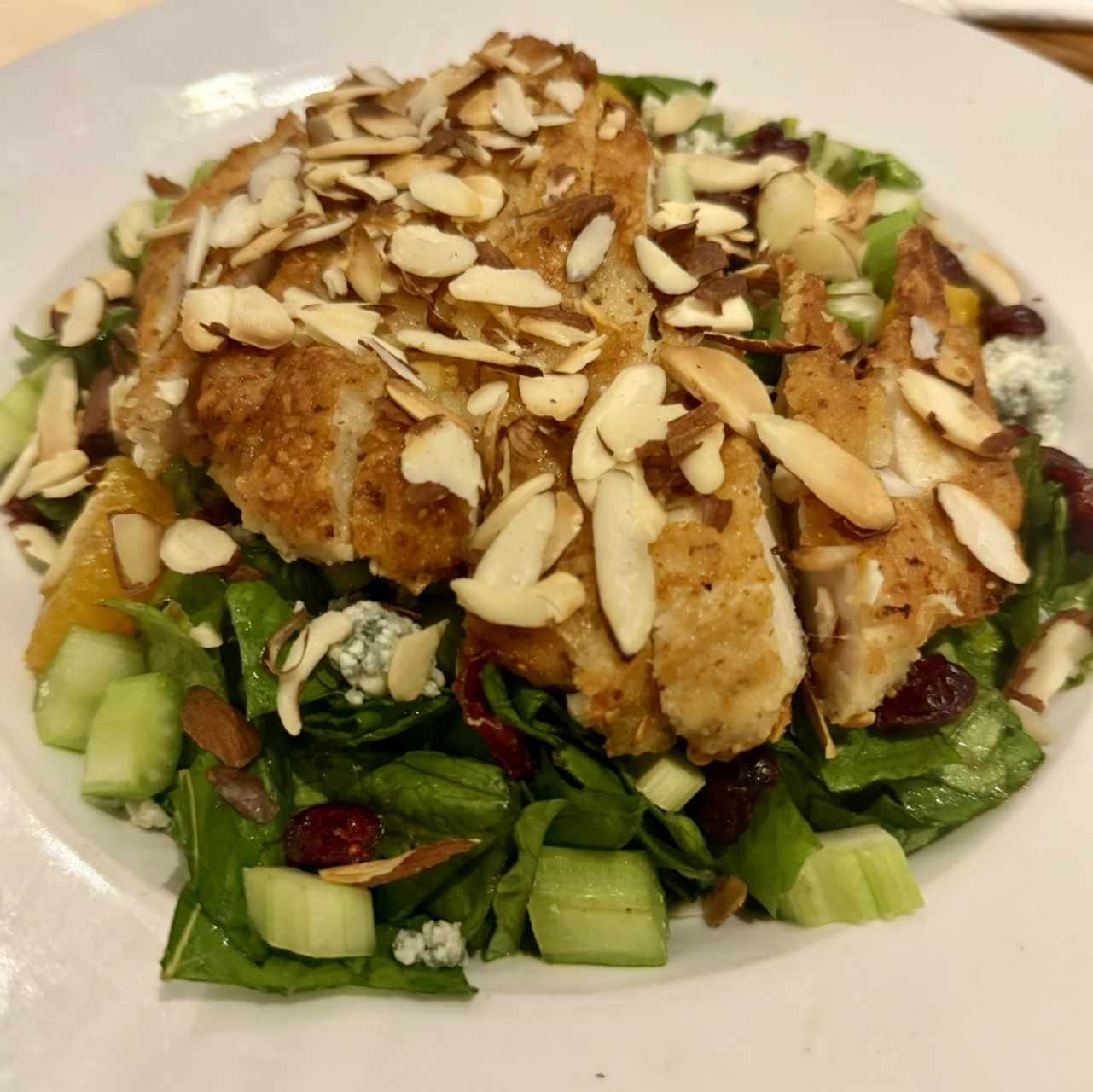 Almond Crusted Chicken Salad 