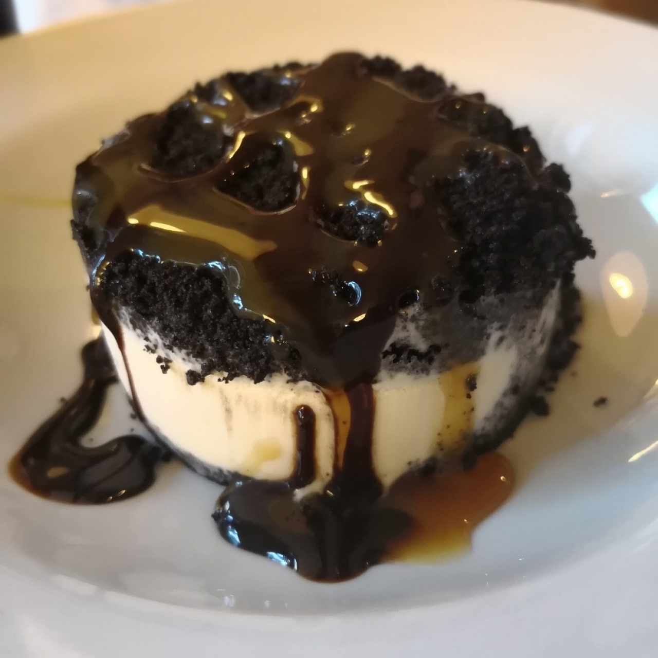 torta de. oreo con helado