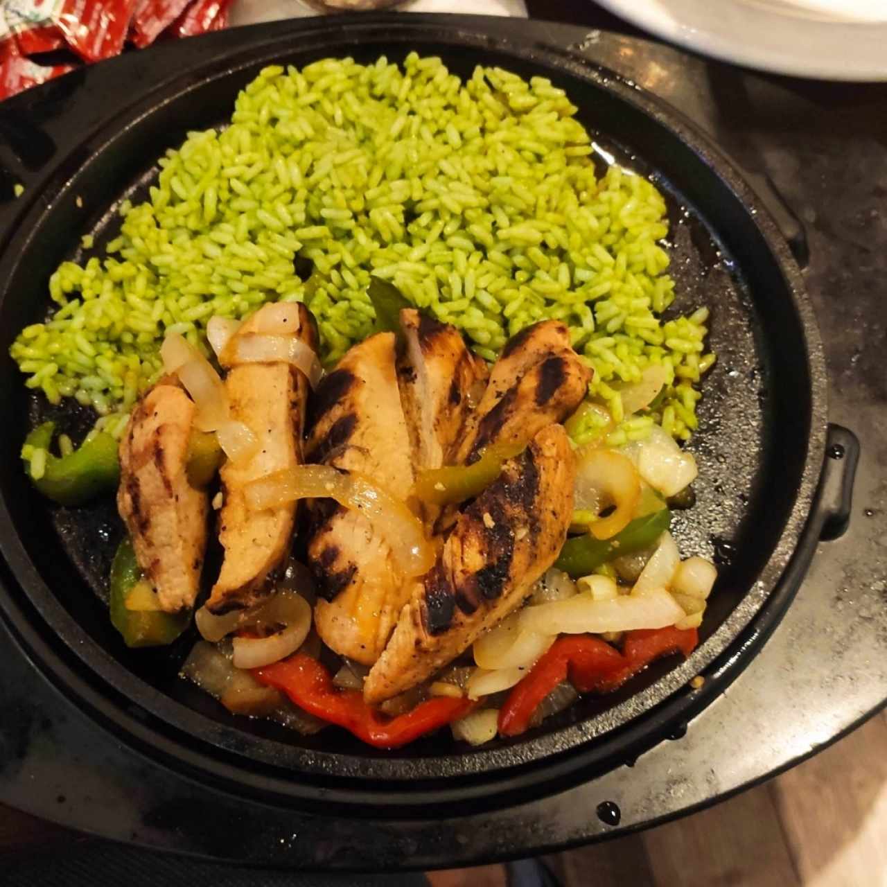 chicken fajitas