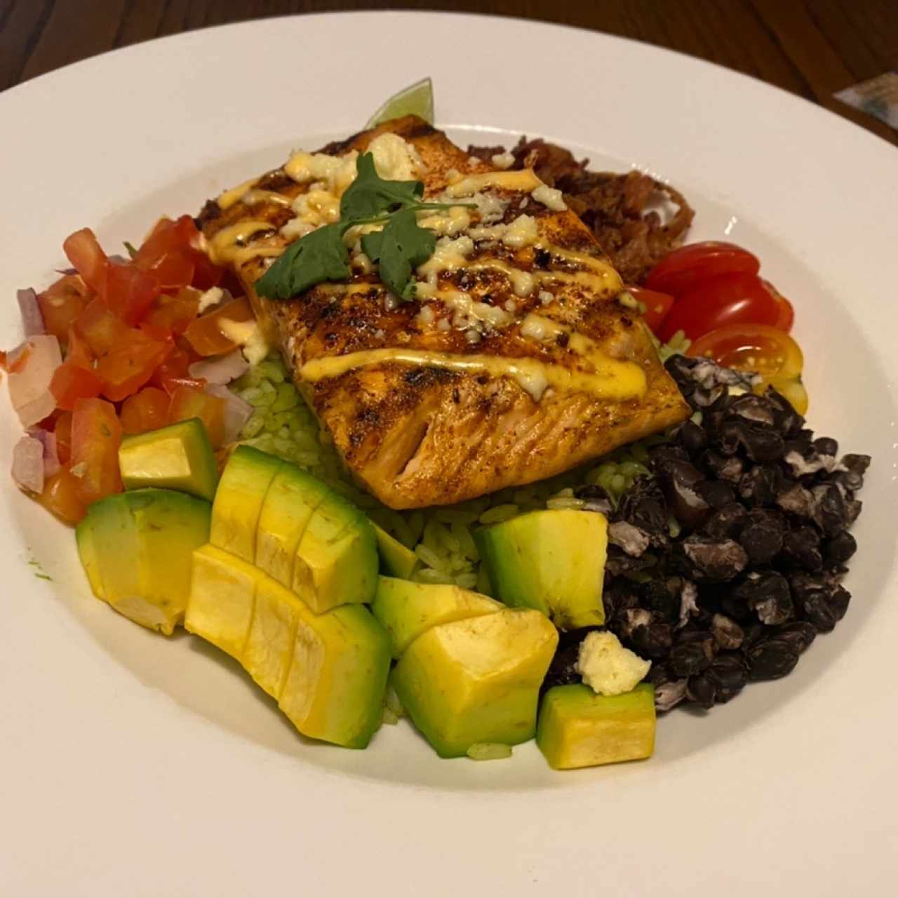 Grilled Salmon Mexi Bowl