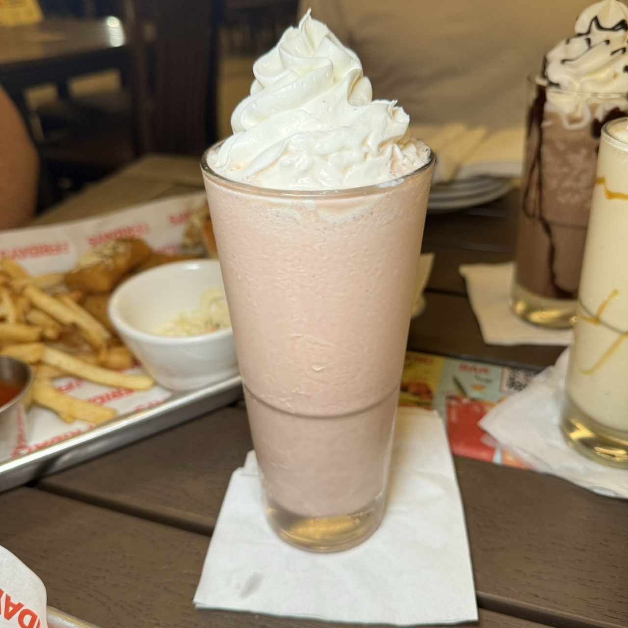 Batido strawberry shortcake