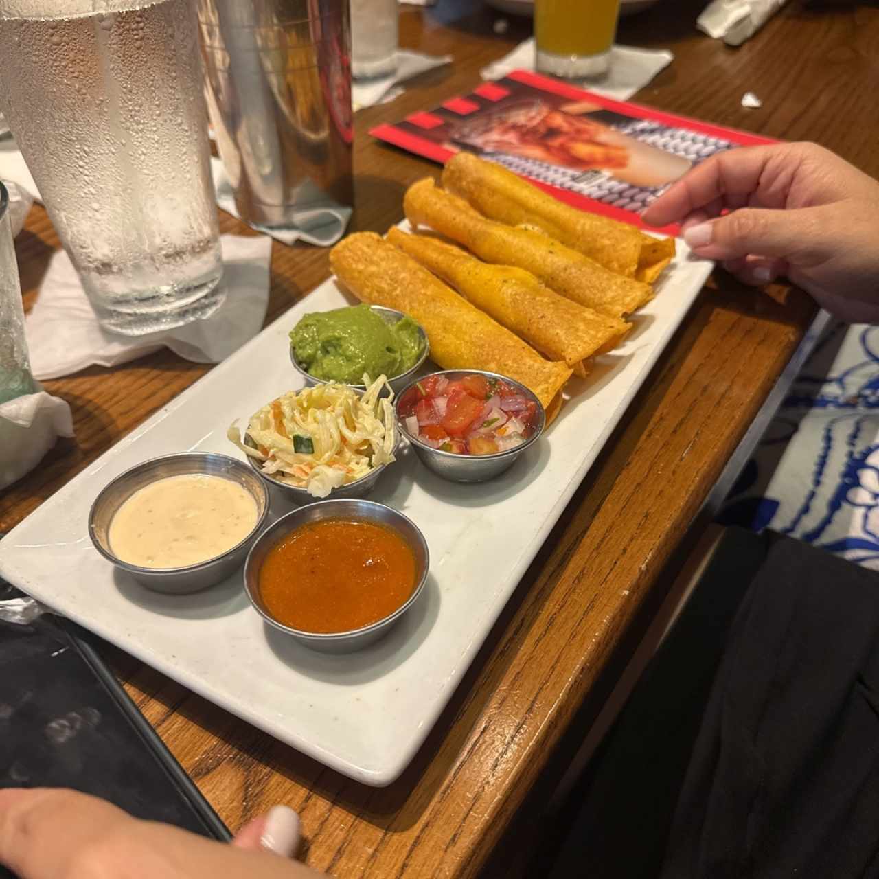 ROASTED CHICKEN TAQUITO STACK