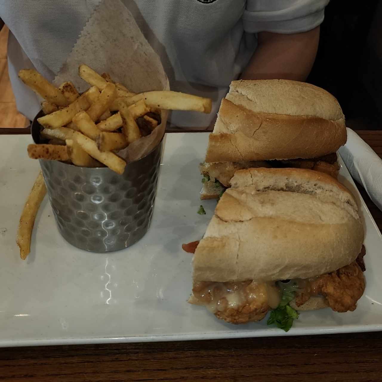 CHICKEN FINGER BLT SANDWICH