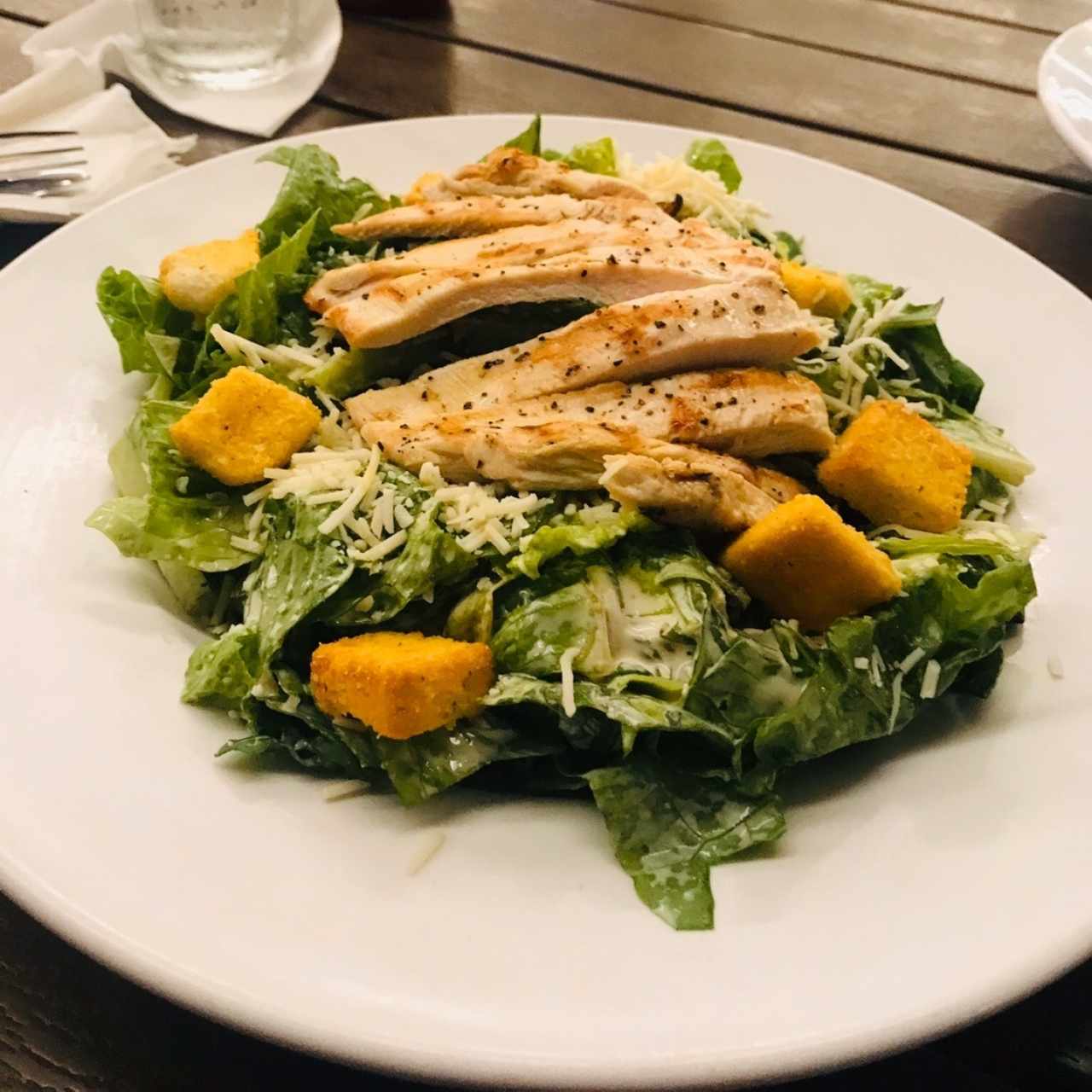 ensalada cesar con pollo 