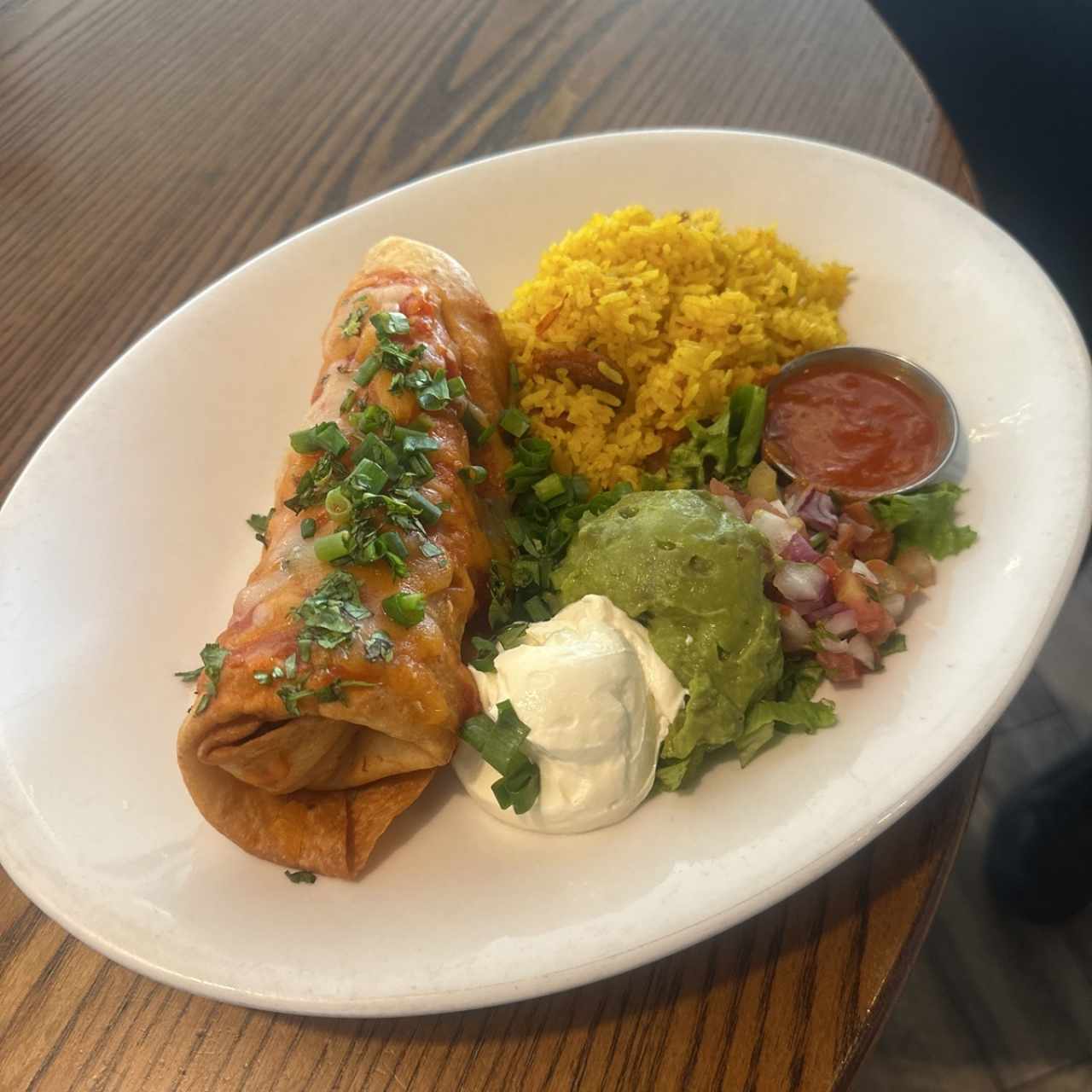 Chicken chimichanga