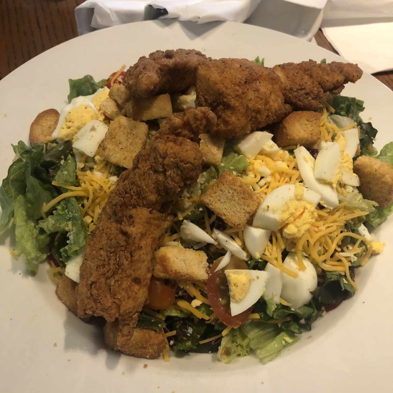 Cajun chicken salad 