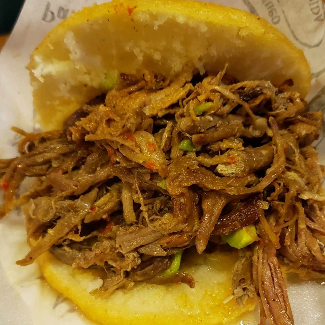 Arepas de ropa vieja