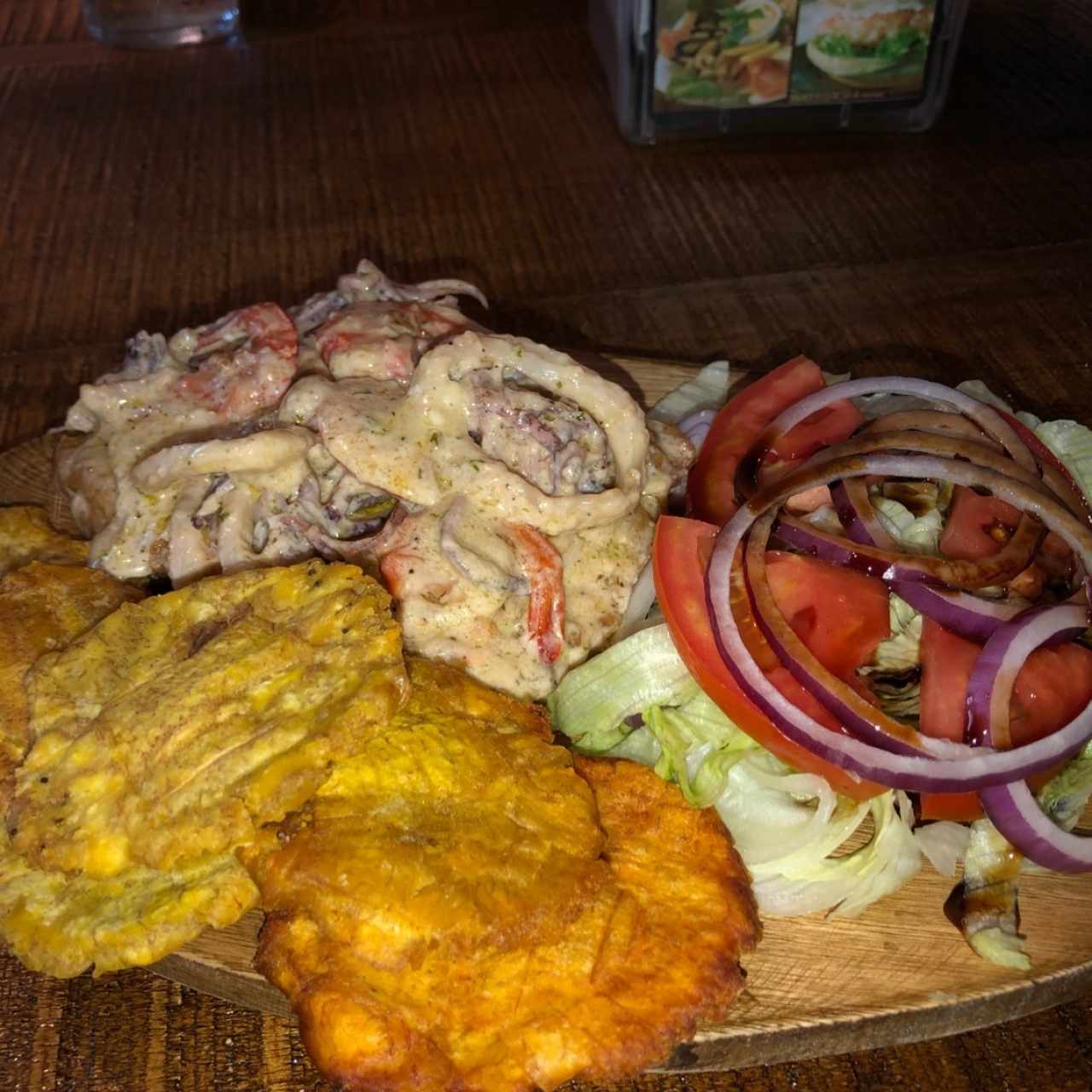 Filete de Pescado en Salsa de Mariscos