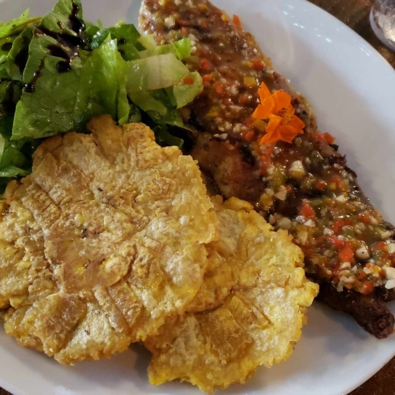 Filete de Pescado en Salsa de Mariscos