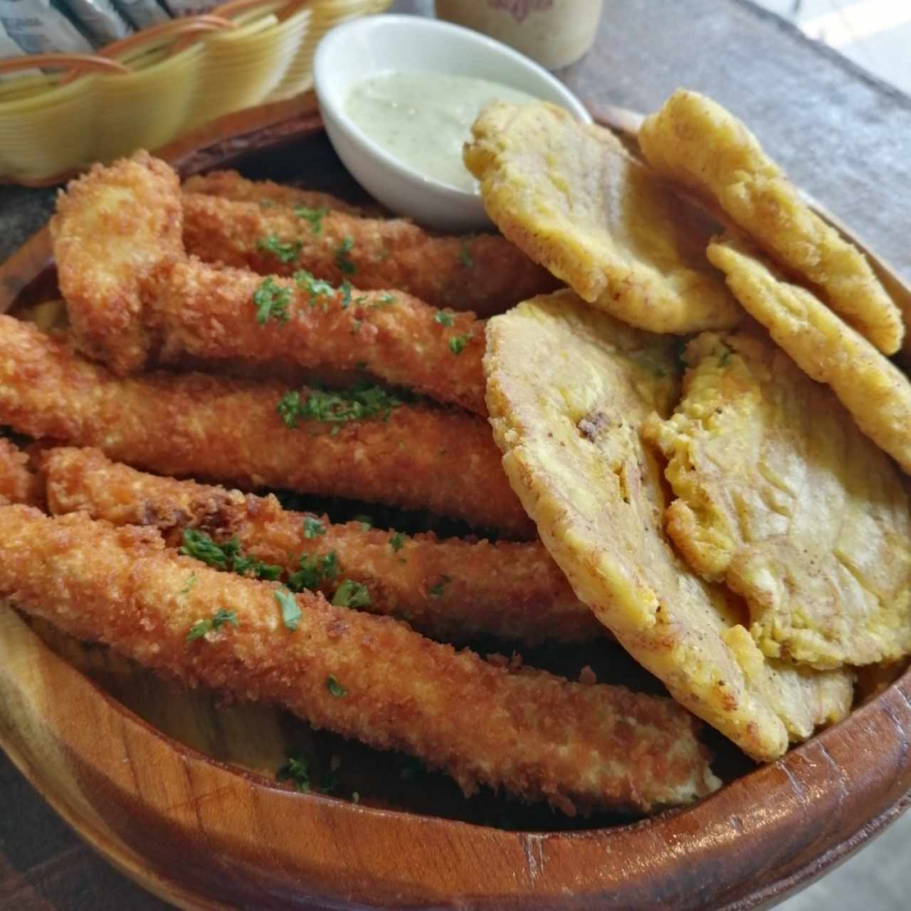 Deditos de Pollo o Pescado