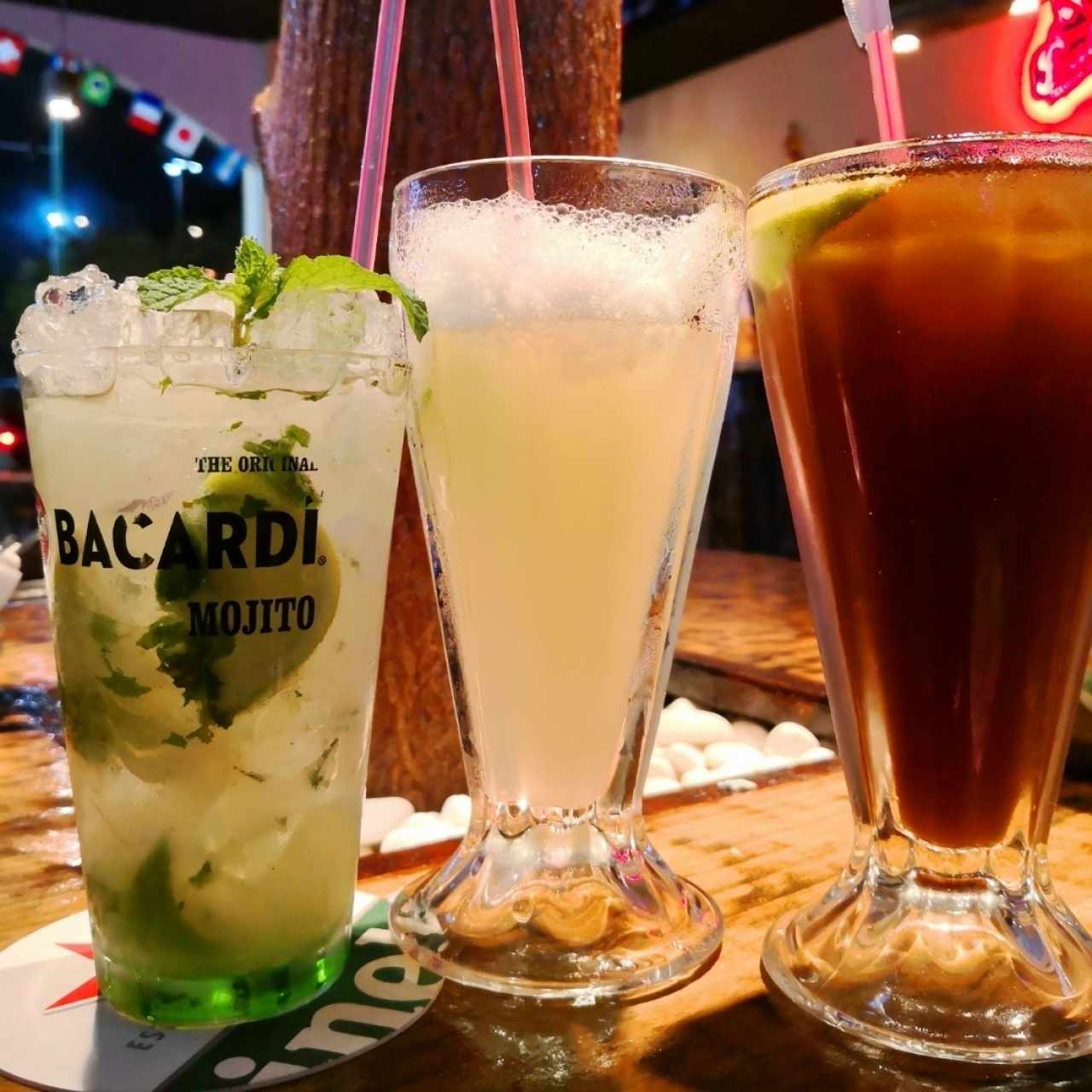 Mojito, Limonada, Té Frío 