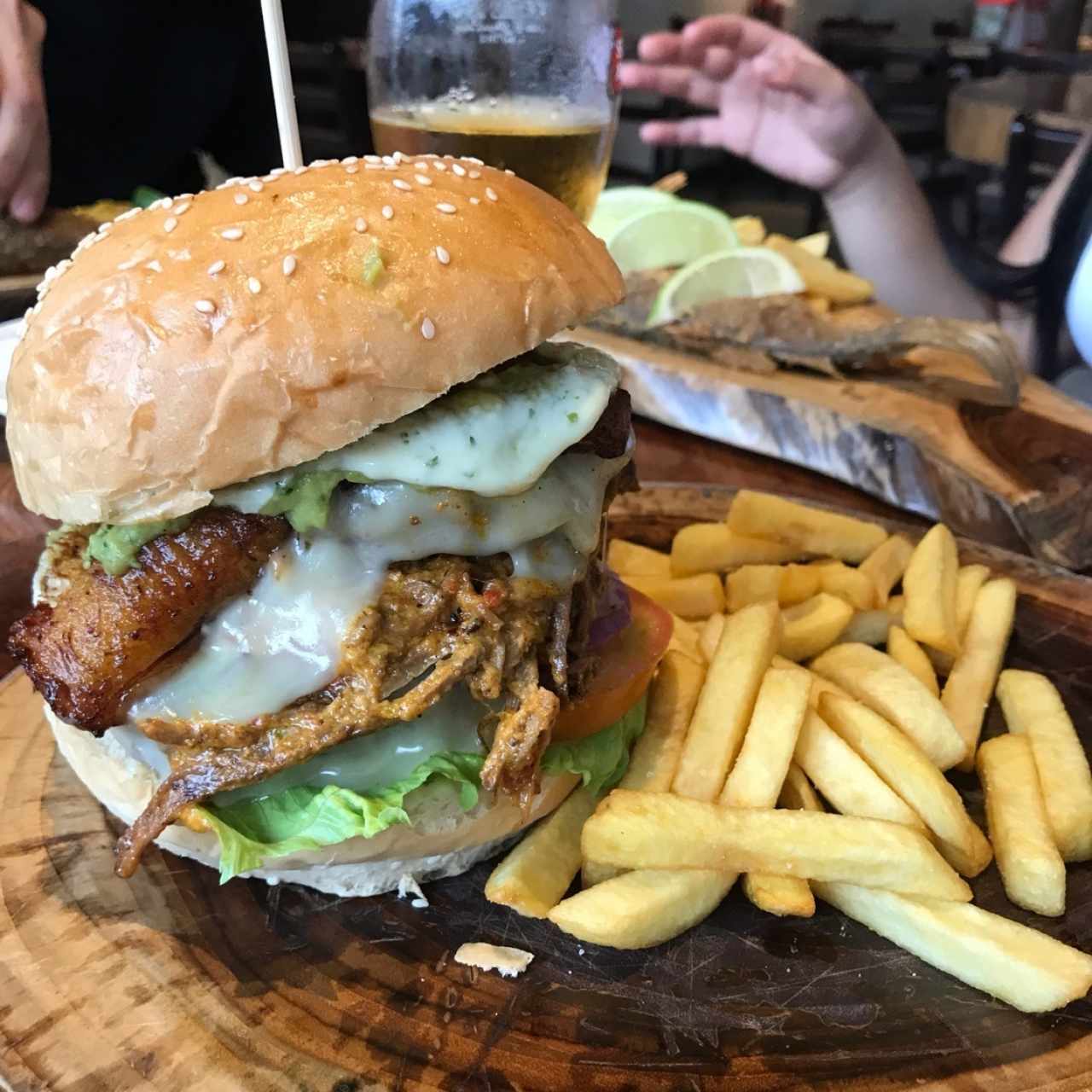 Hamburguesa Caracas 