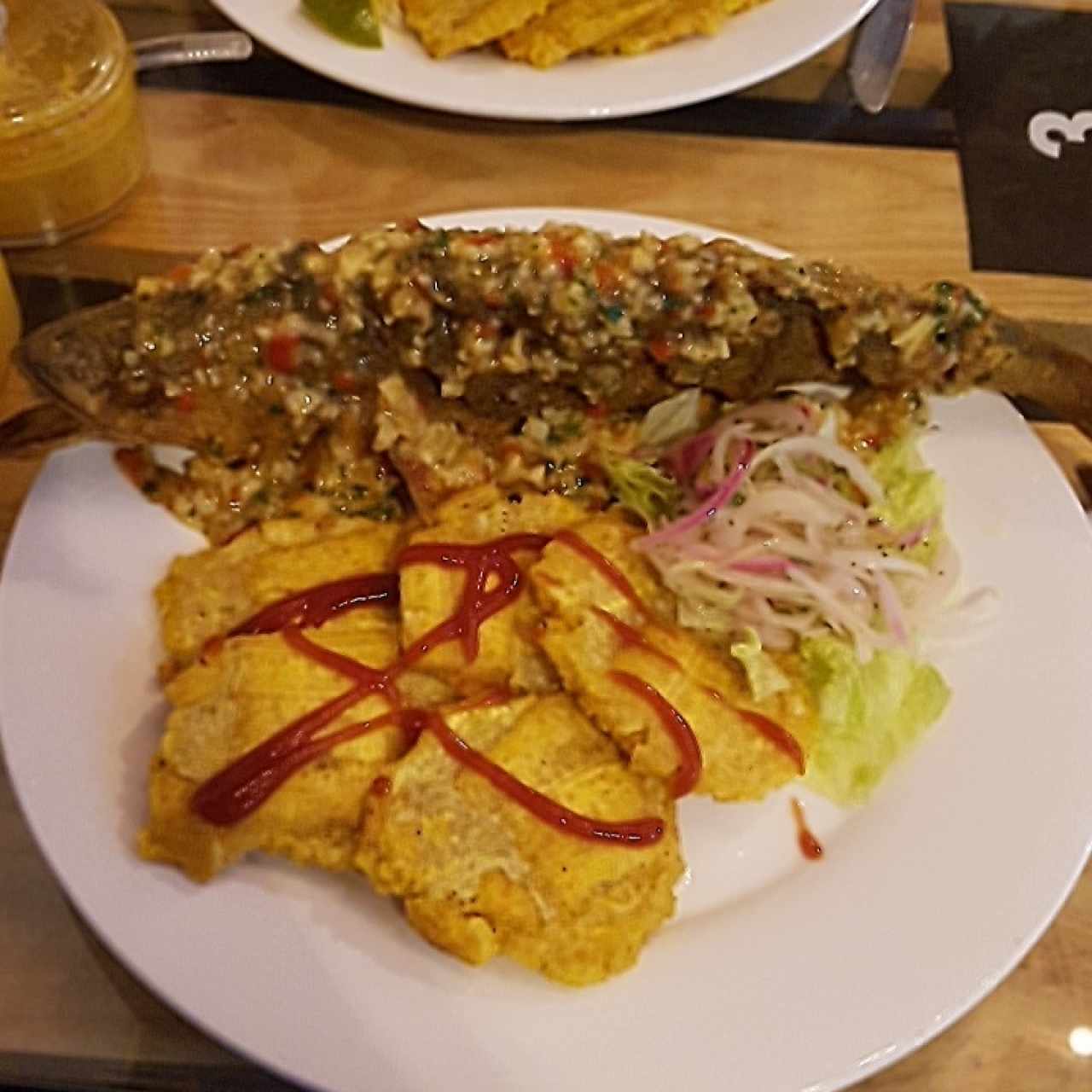 pescado al ajillo