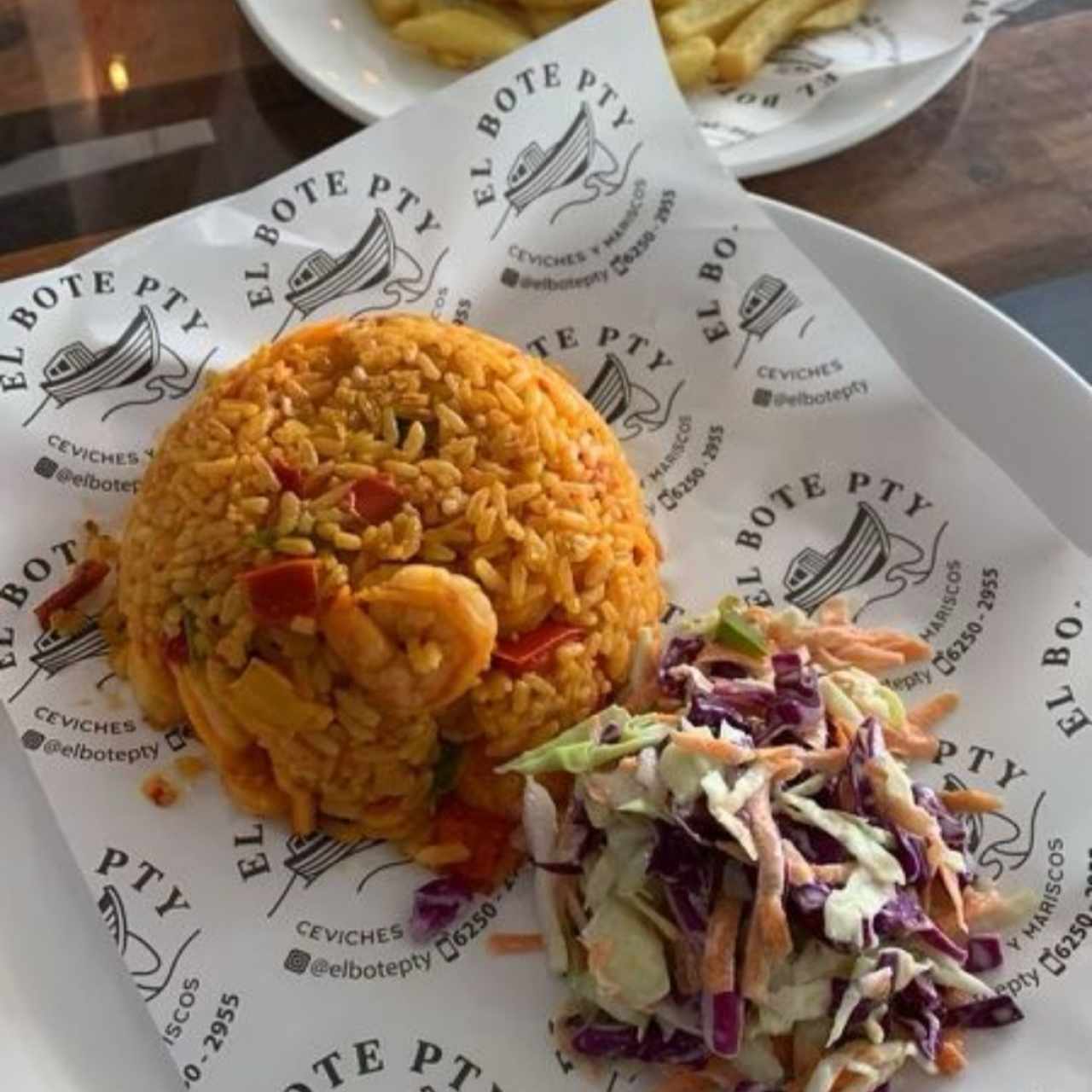 Plato Fuerte - Arroz de Camarones