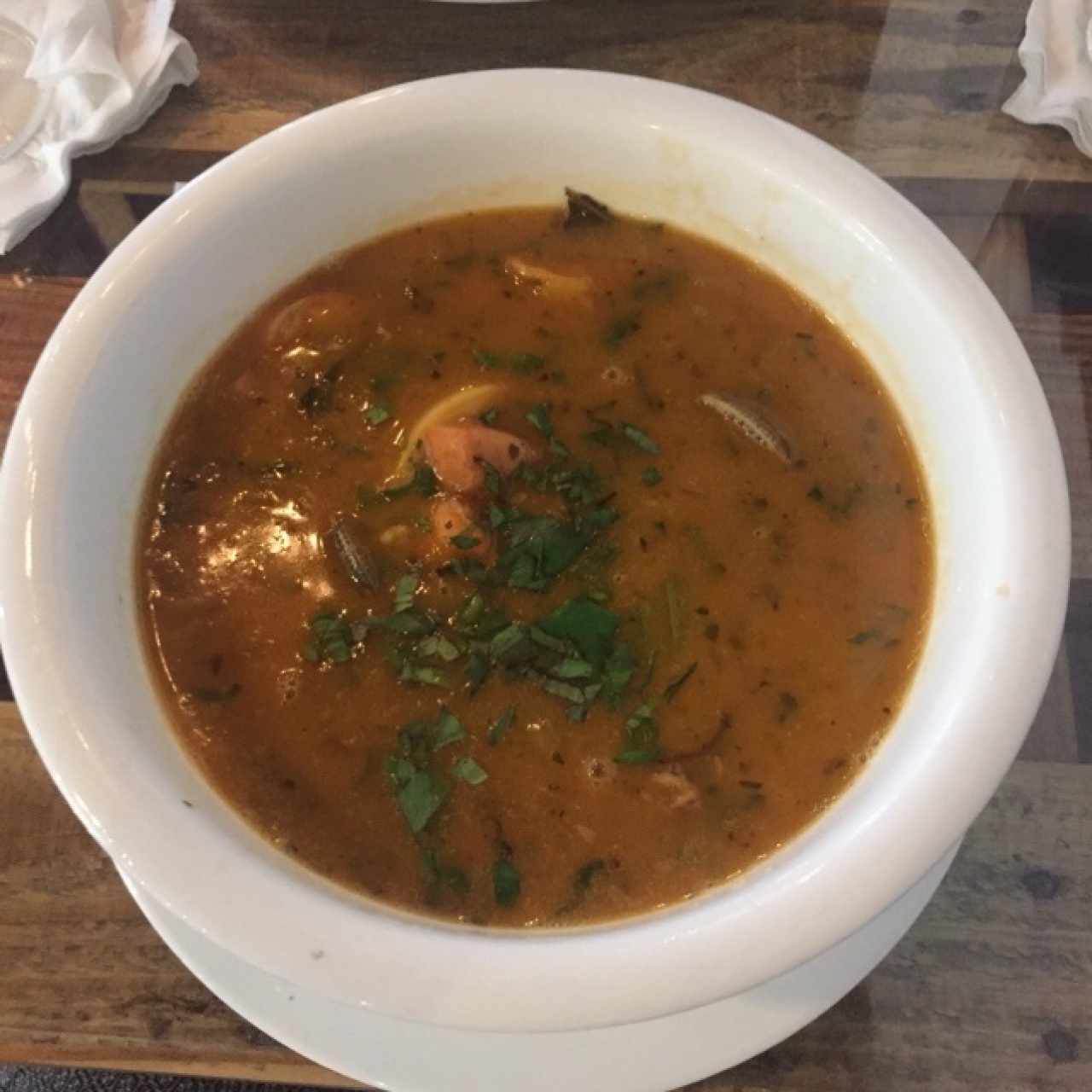 sopa de mariscos