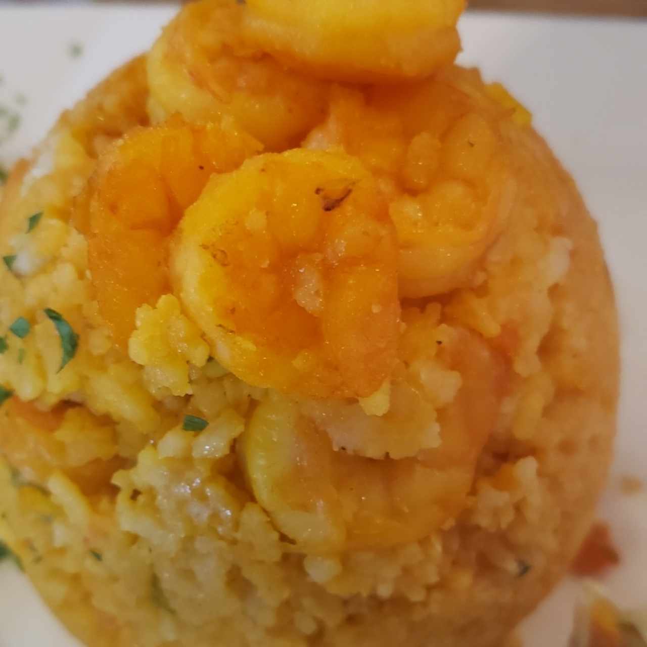 Arroz con camarones