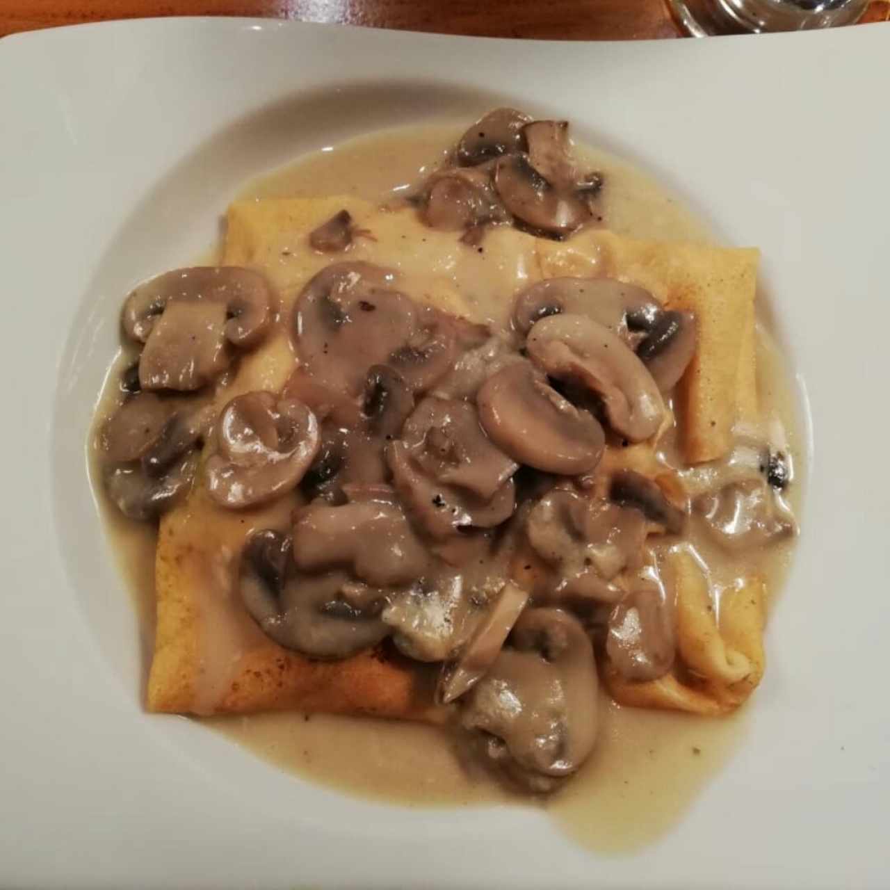 Crepes de Pollo y champiñones 