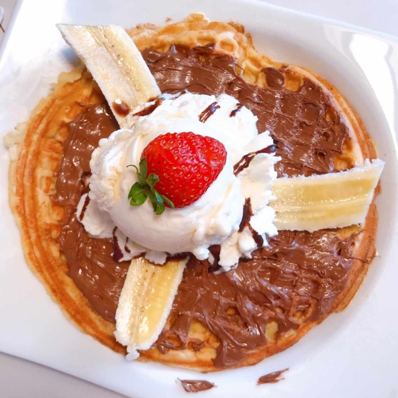 Crepes de banana con nutella 