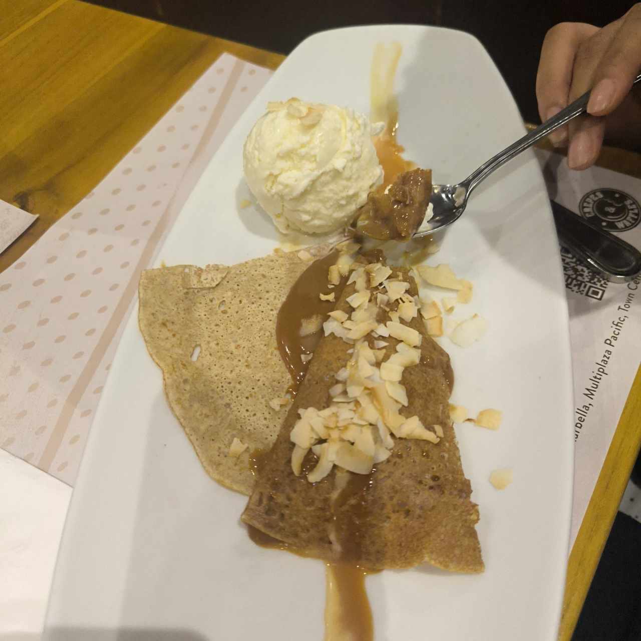 Crepa con arequipe