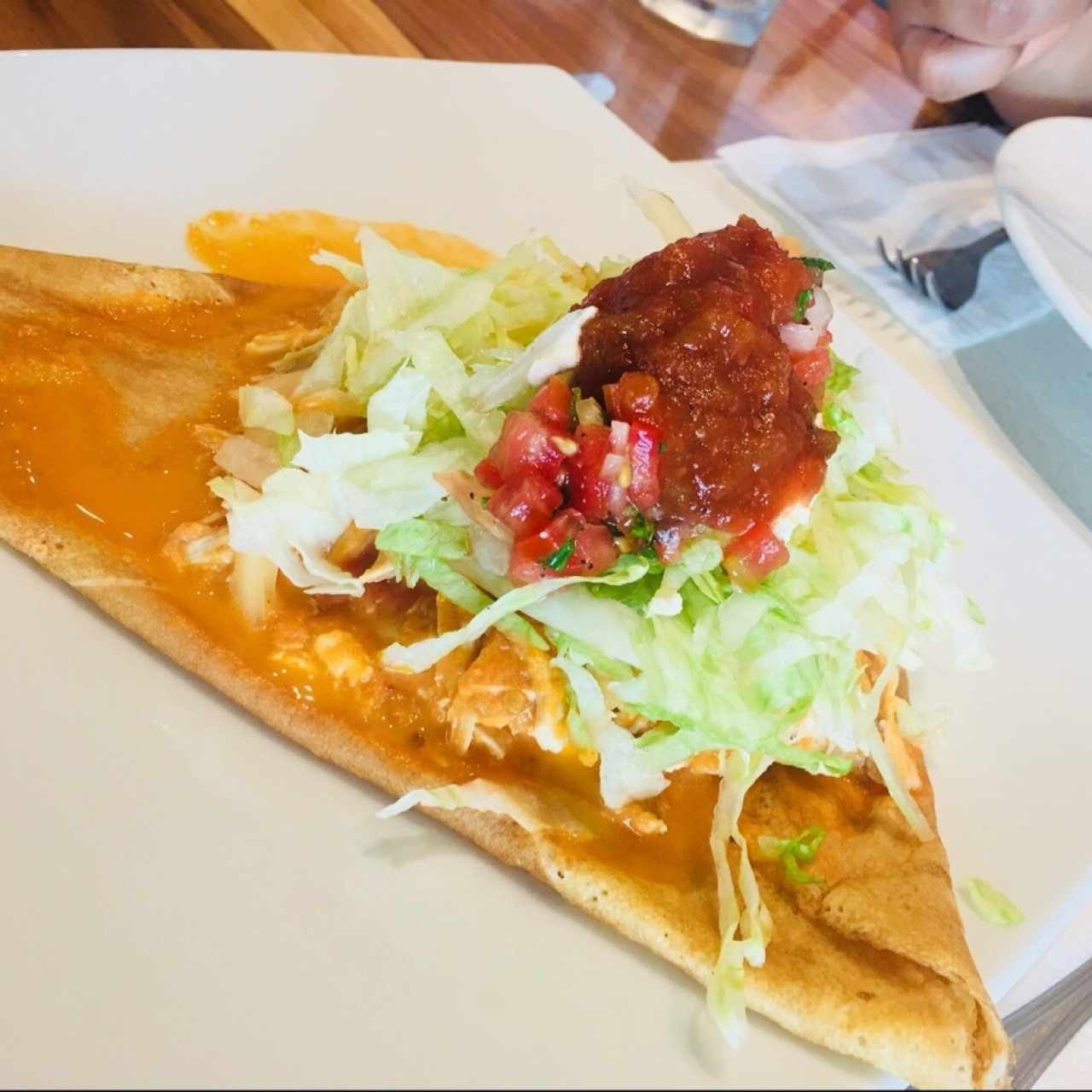 Crepes de Pollo Mexicano