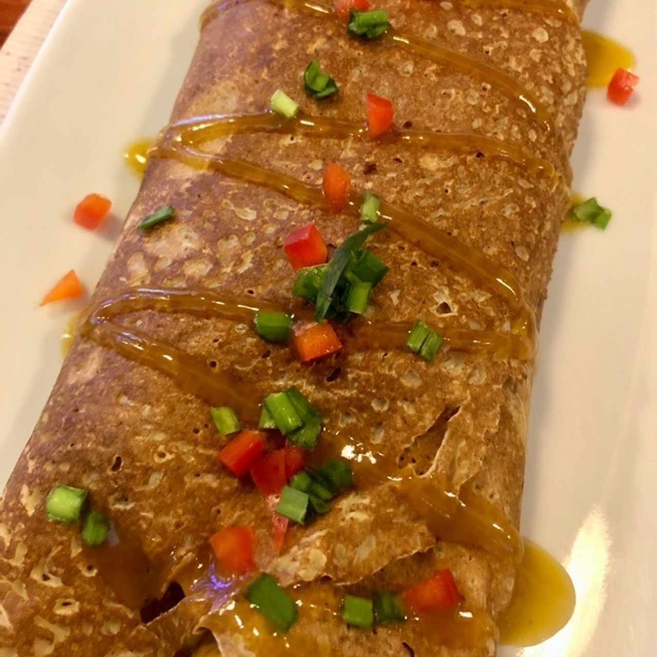 Crepe de pollo thai 