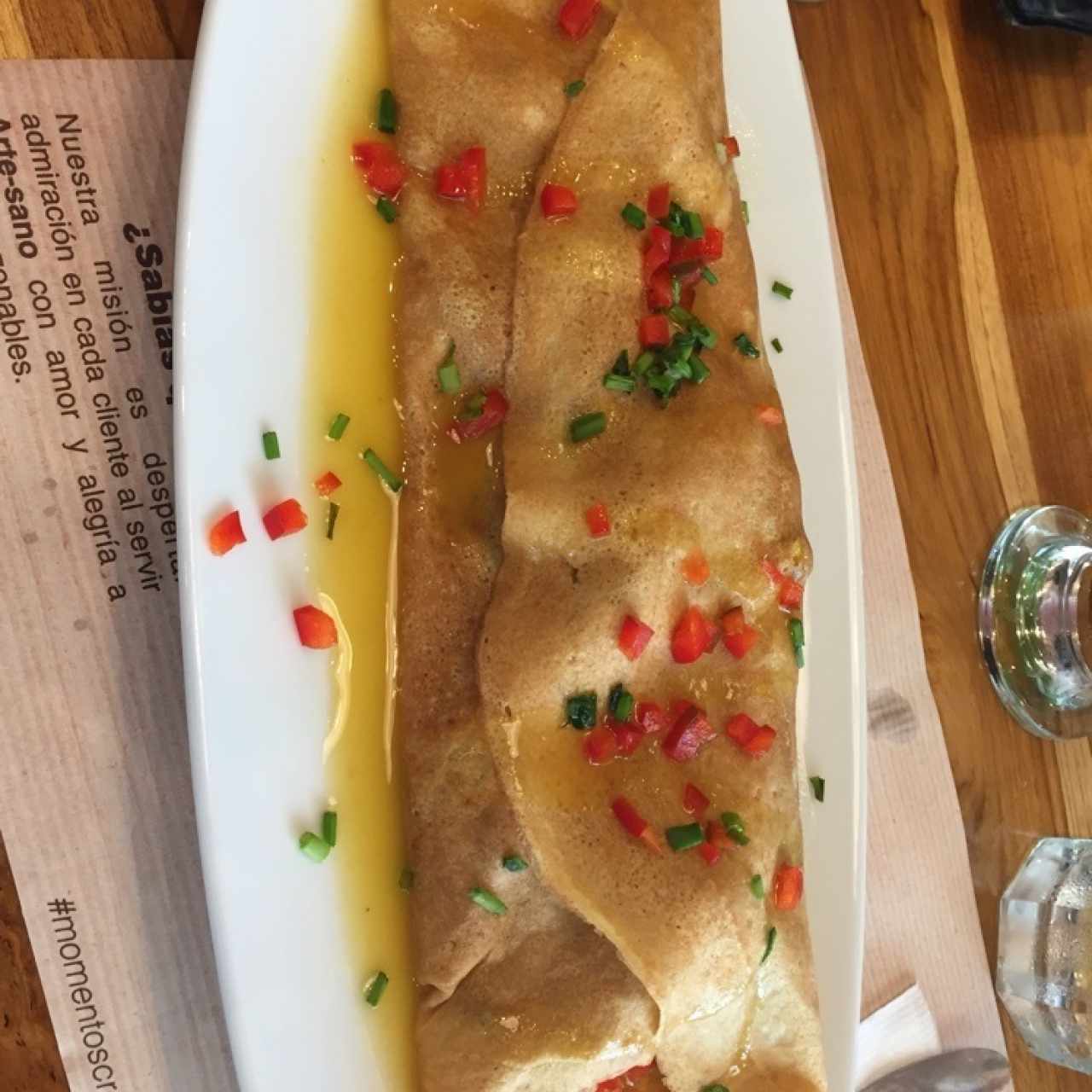 crepes de pollo thai 