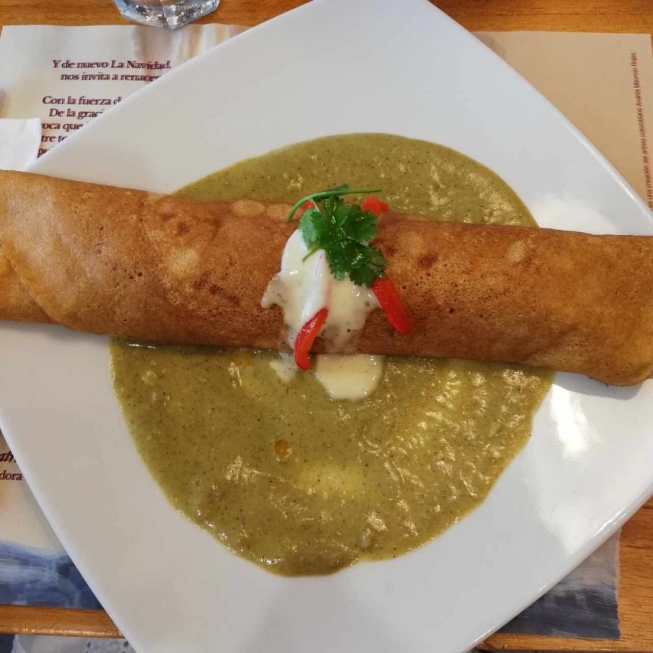 pollo al tomatillo verde.