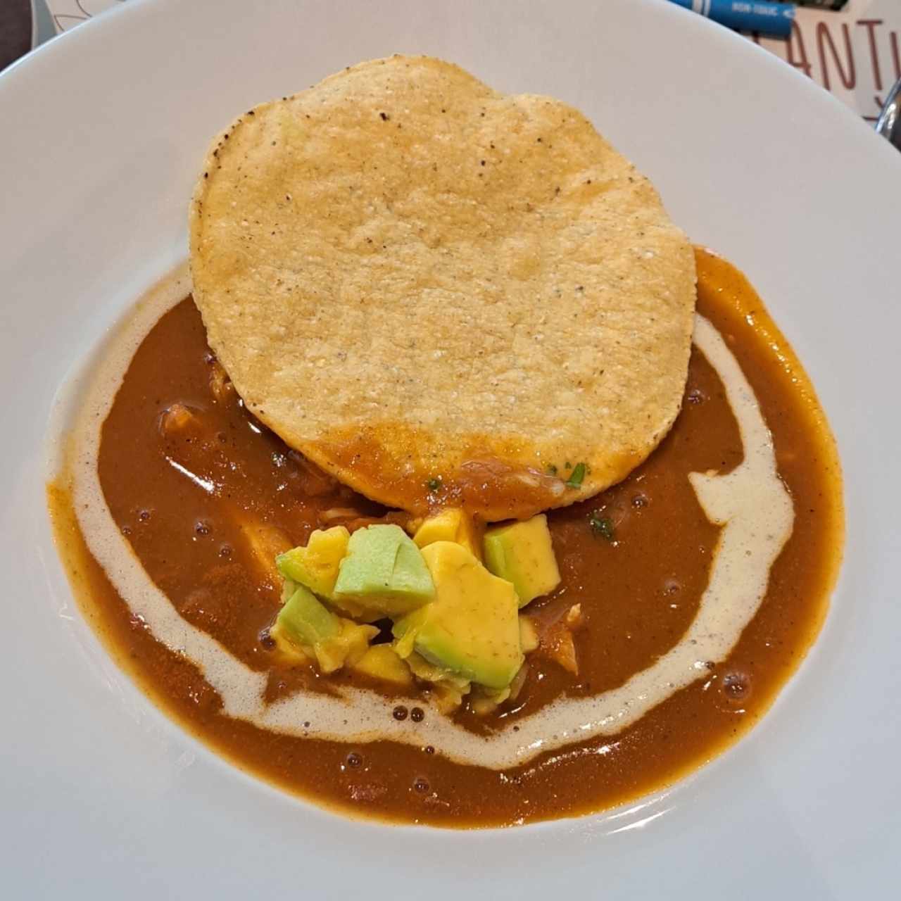 sopa mexicana con pollo