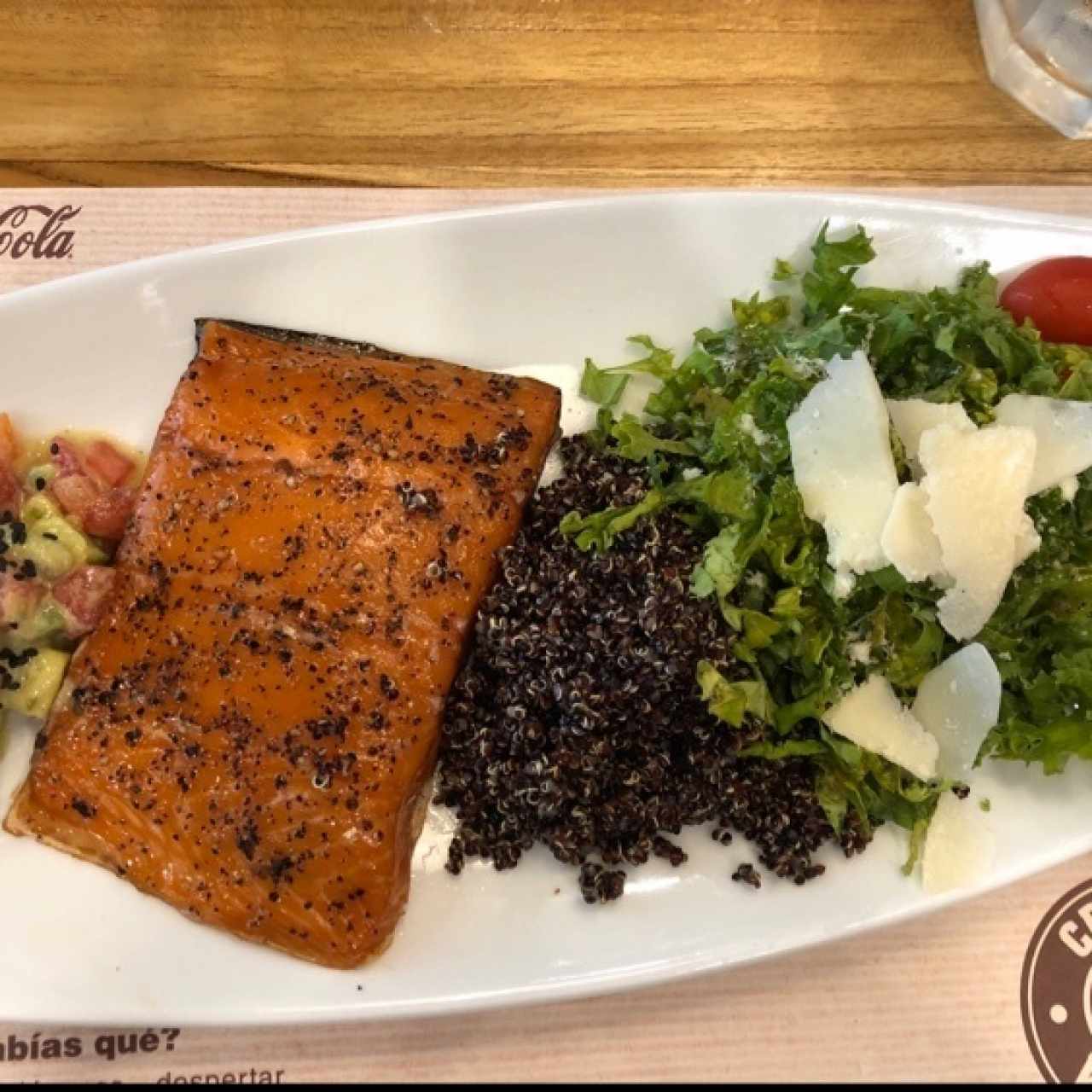 ensalada de salmon ahumado