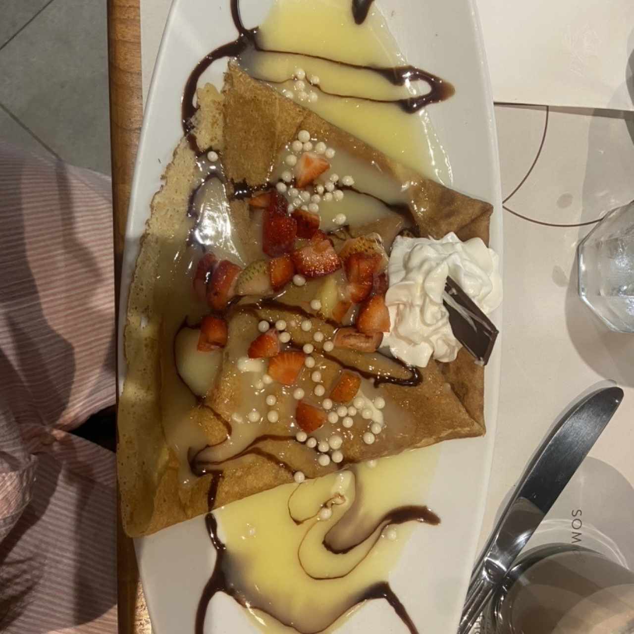 Crepes de montblanc