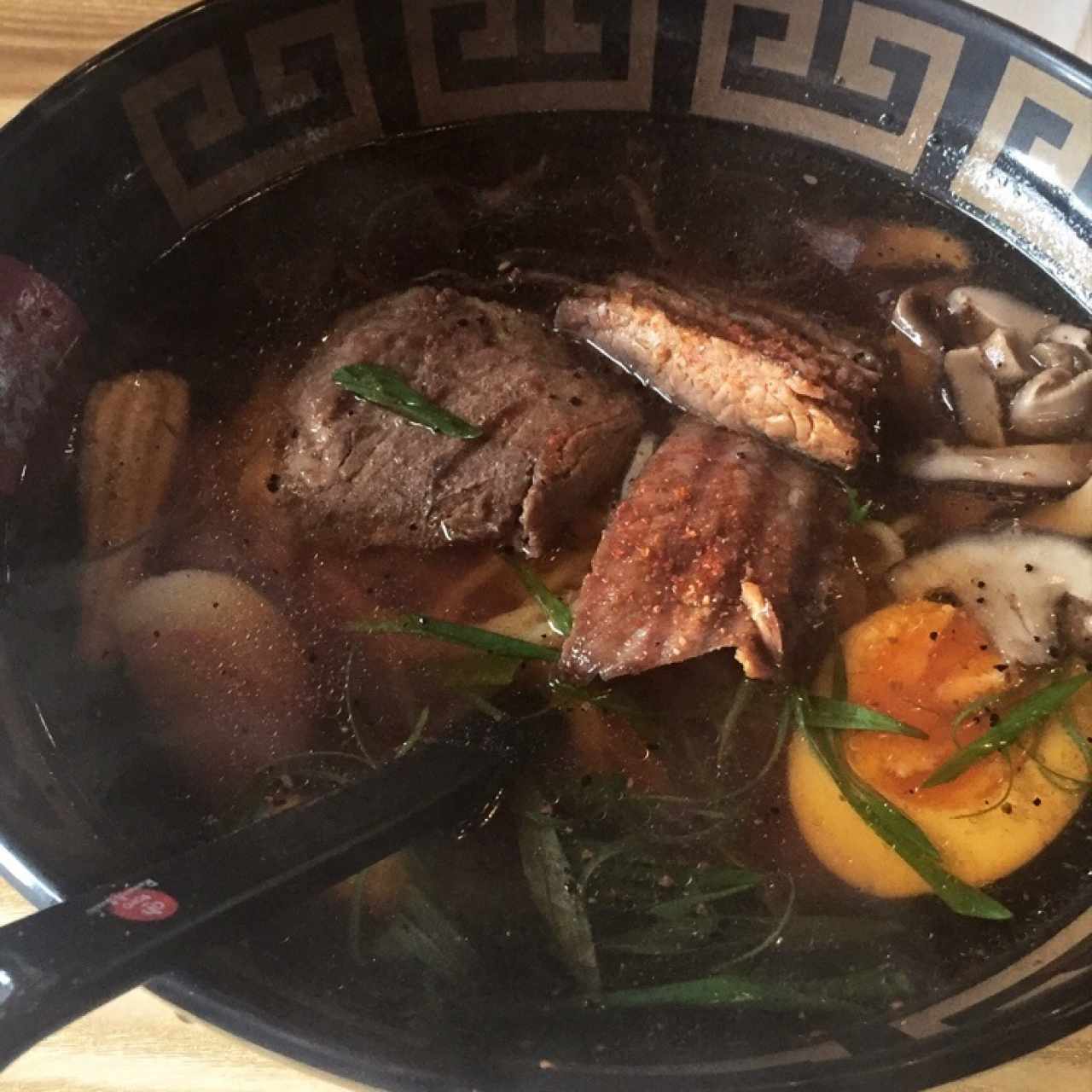 ramen de carne de res 