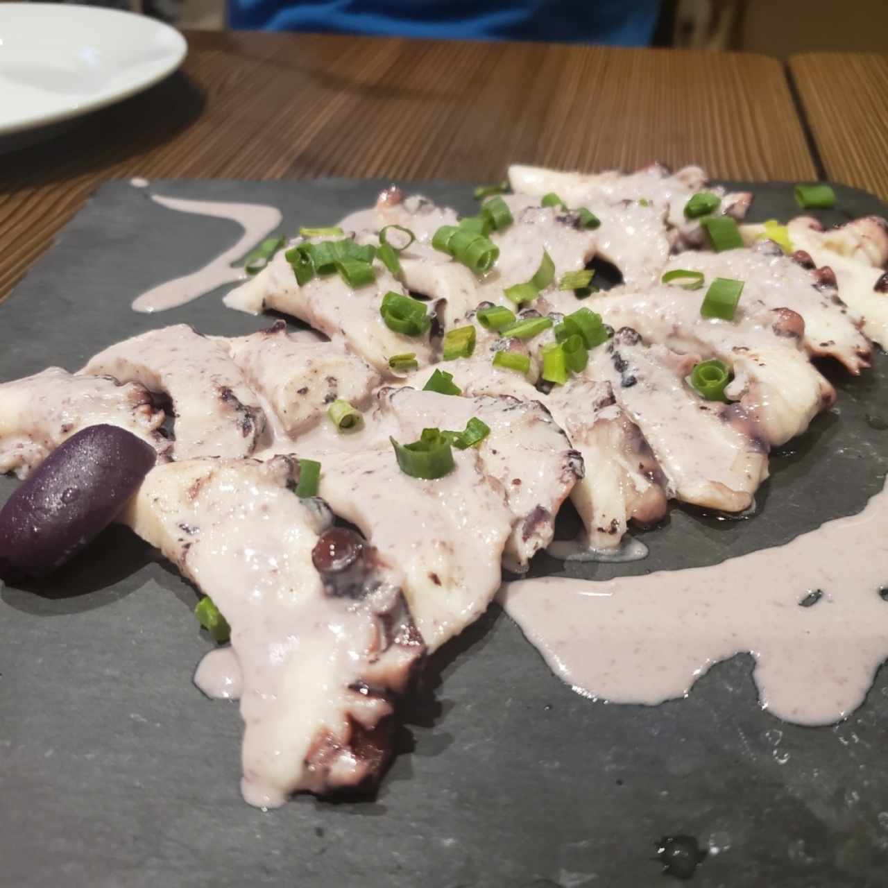 Pulpo al olivo. una entrada riquísima 