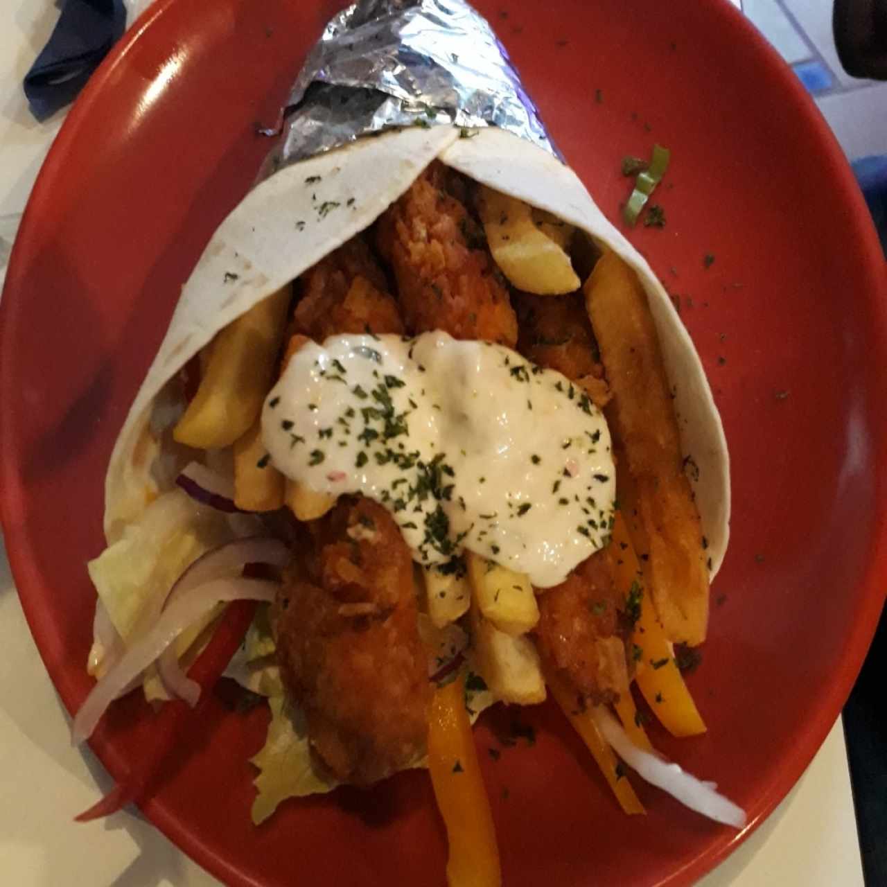 cono de pollo