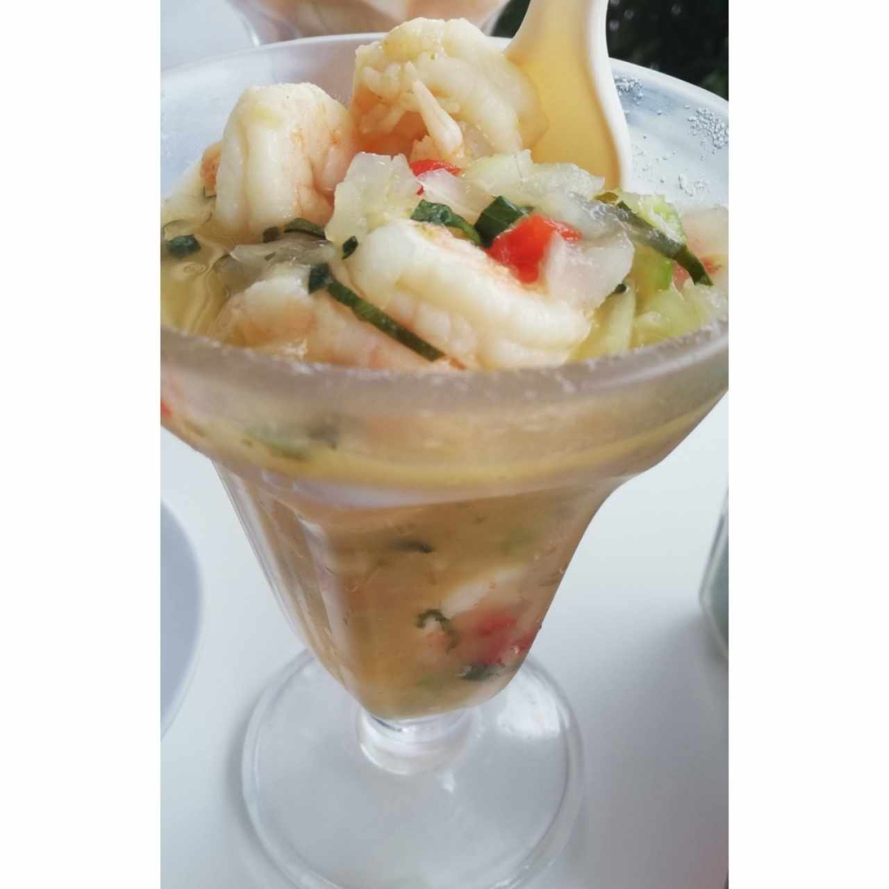 Ceviche de camarones 