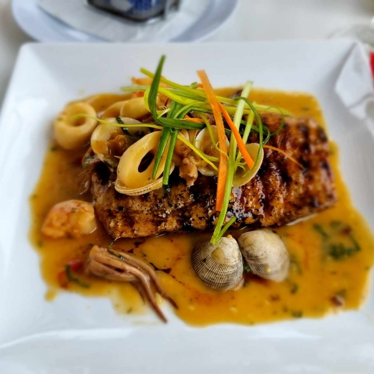 Filete de Pescado a lo macho