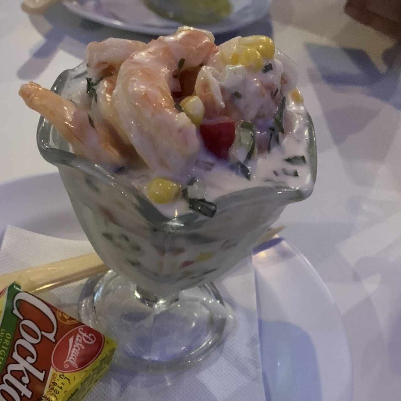 Ceviche de camarones 