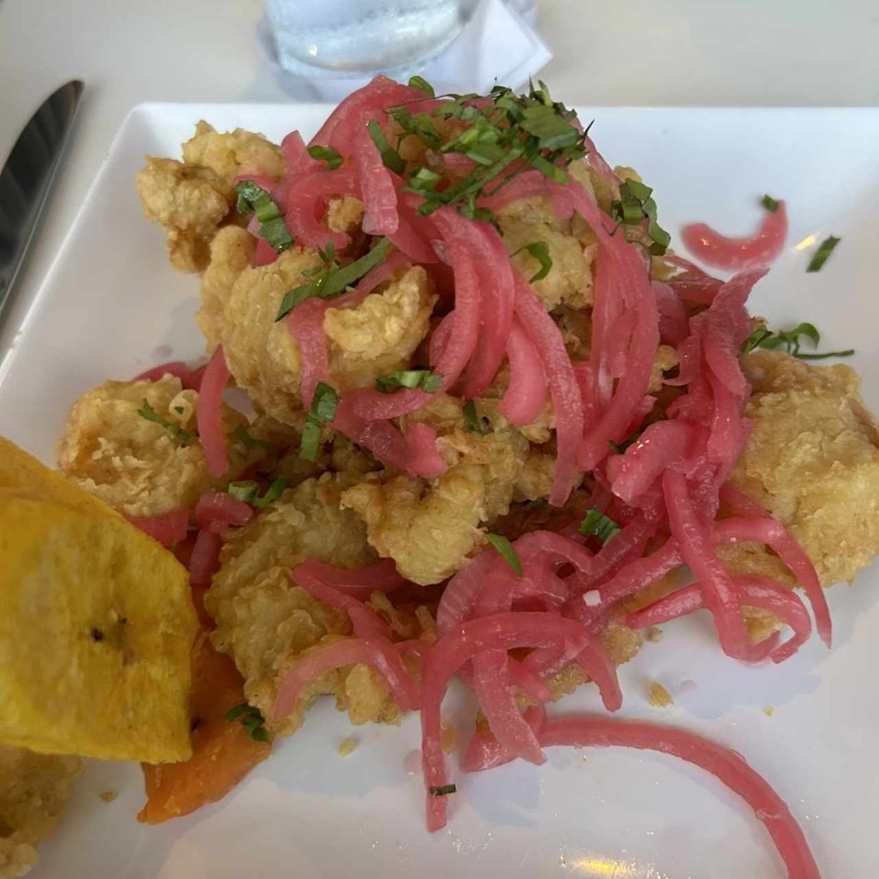 Ceviche frito no sabía a nada