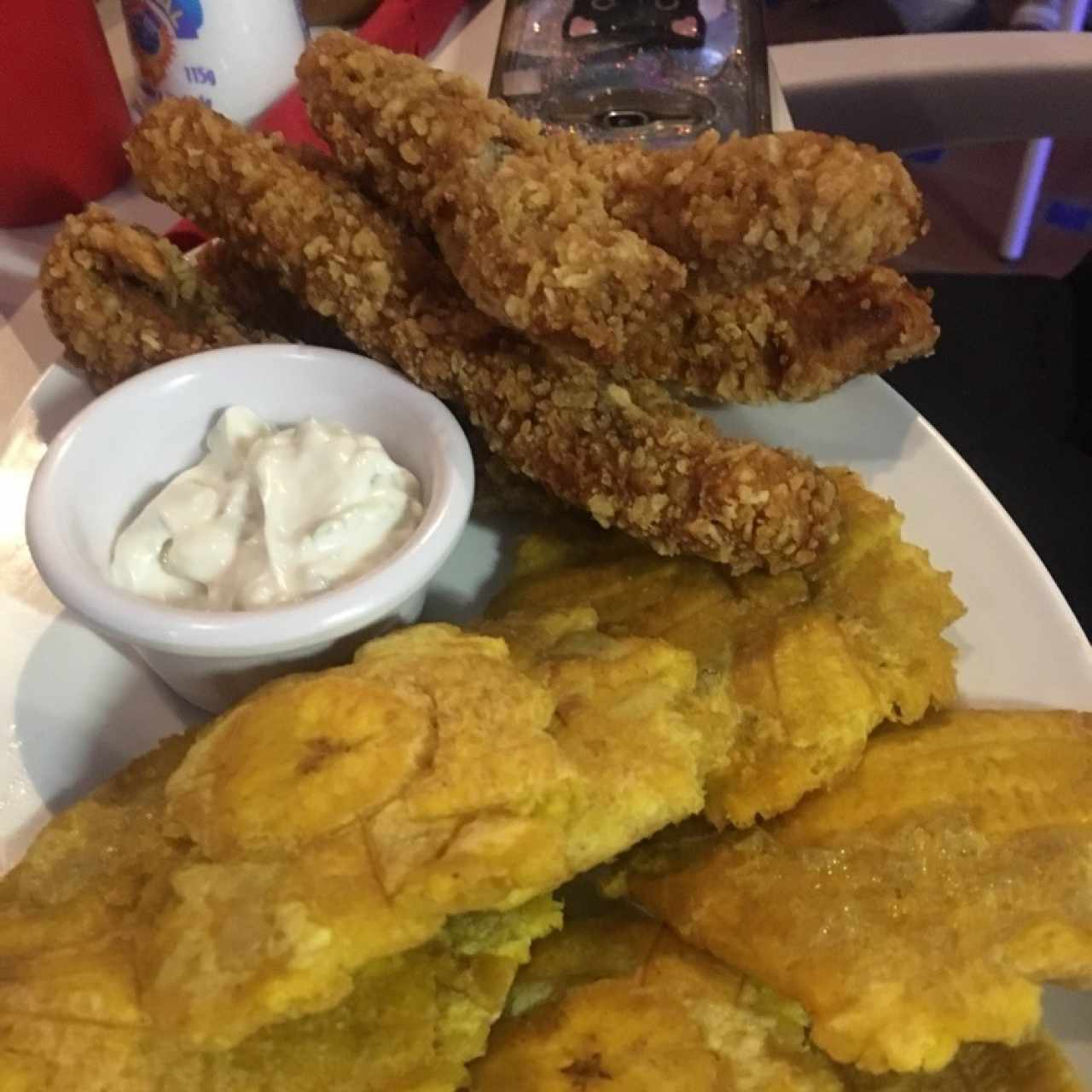 deditos de pescado con patacones