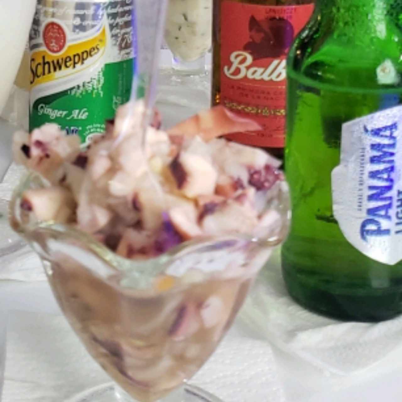 ceviche de pulpo y cervecitas